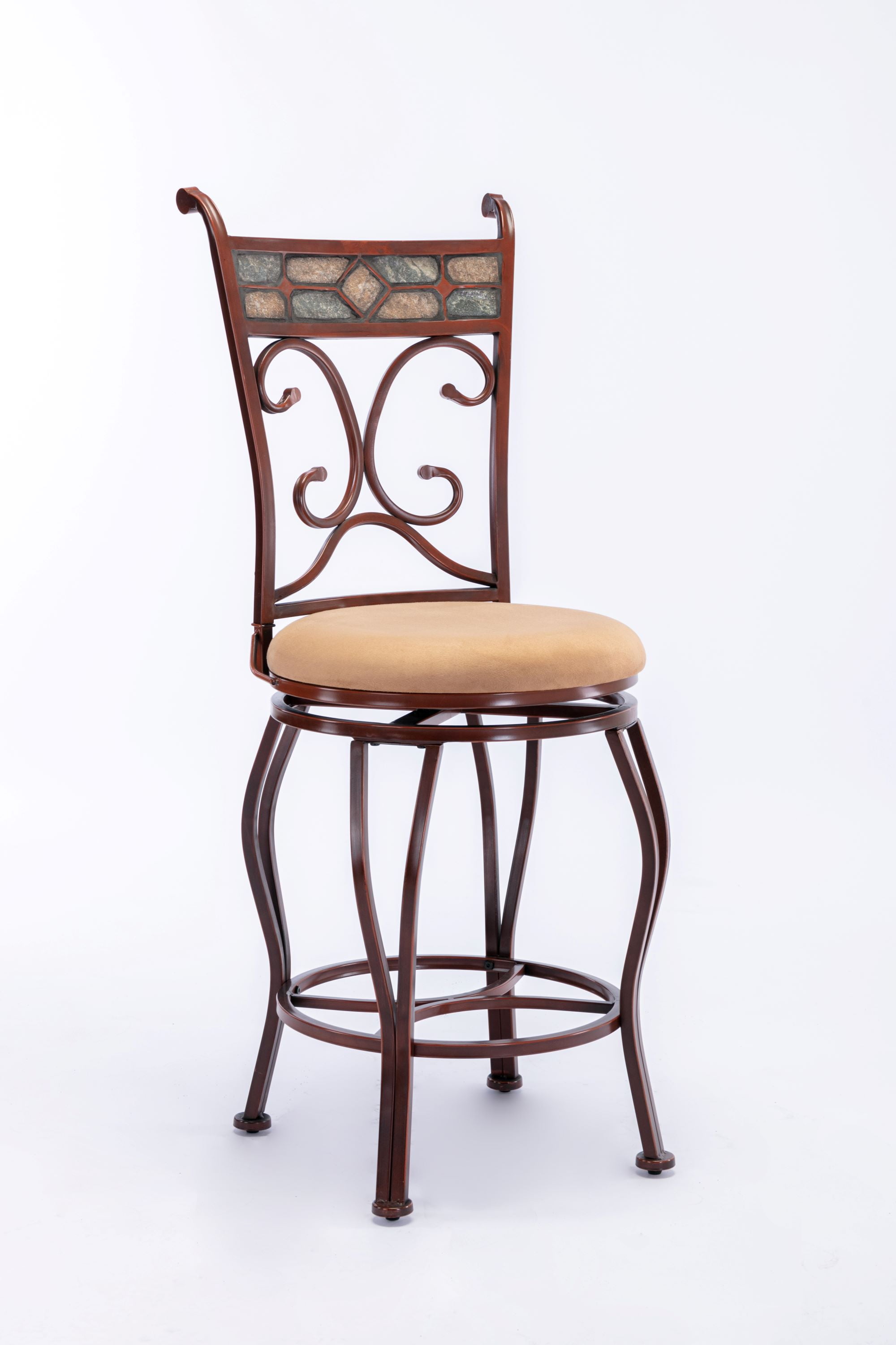 Boraam Beau Swivel Counter Stool - Brown