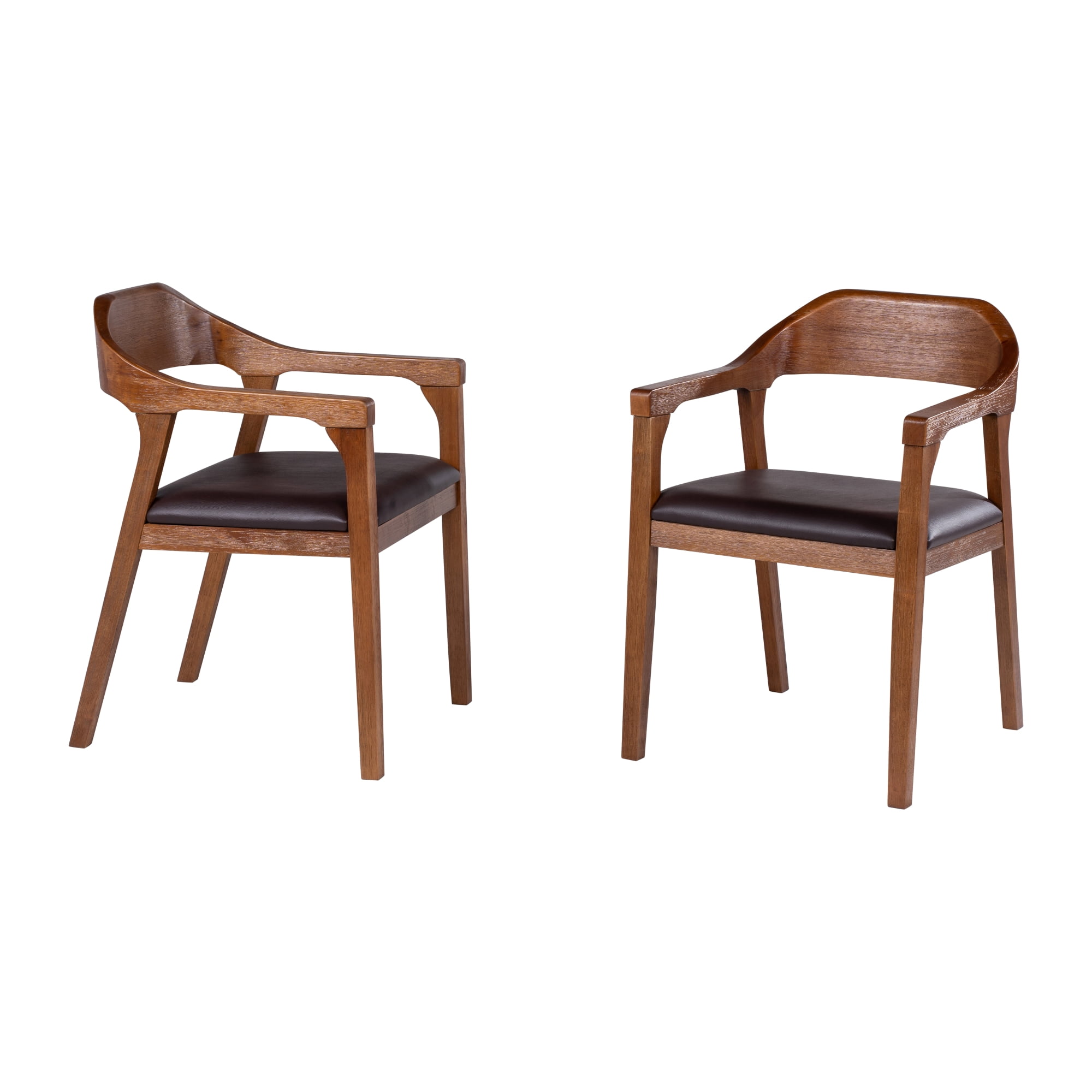 Boraam Rasmus Dining Room Wood Armchairs - Set of 2