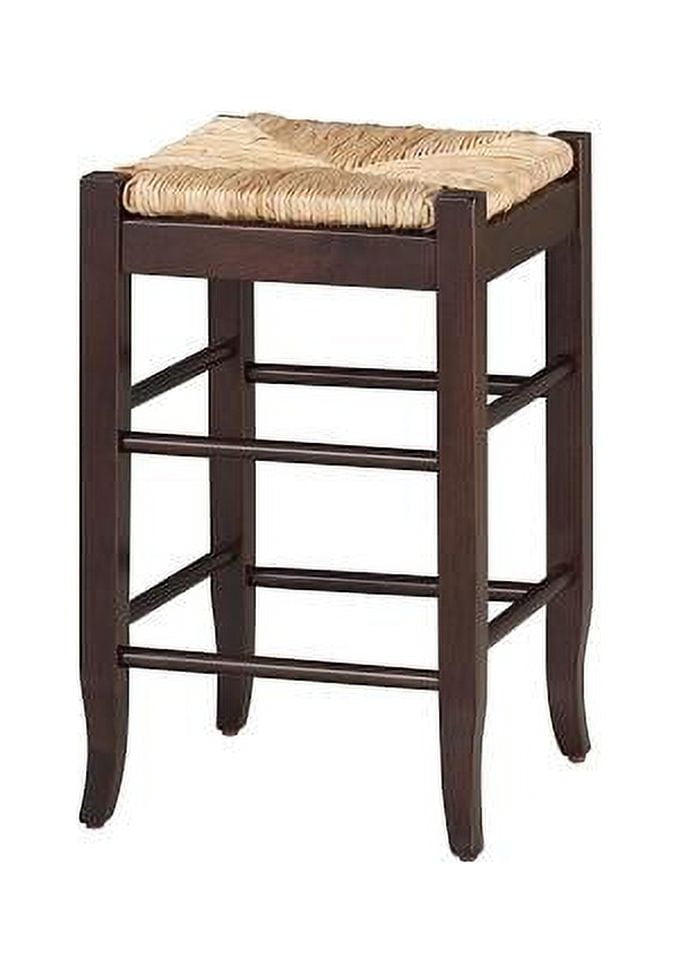Boraam 24" Square Rush Stool, Multiple Colors