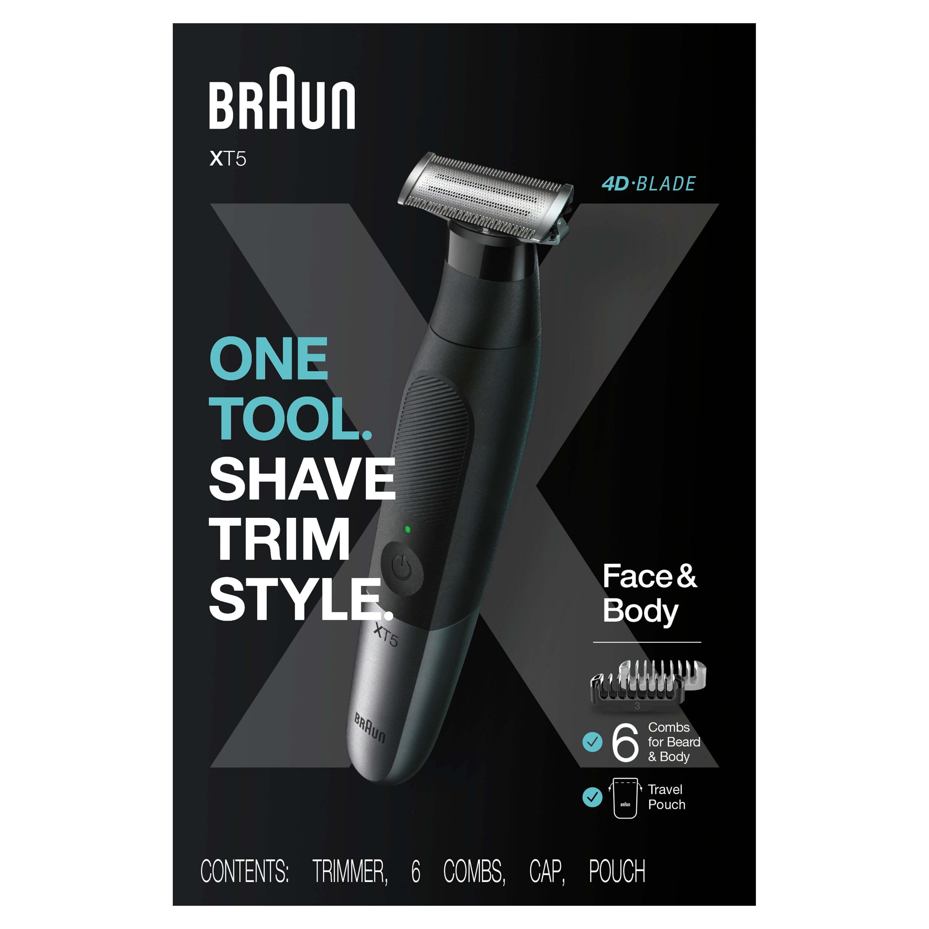 Braun Series XT5 All-in-One Men's Beard Trimmer and Electric Razor