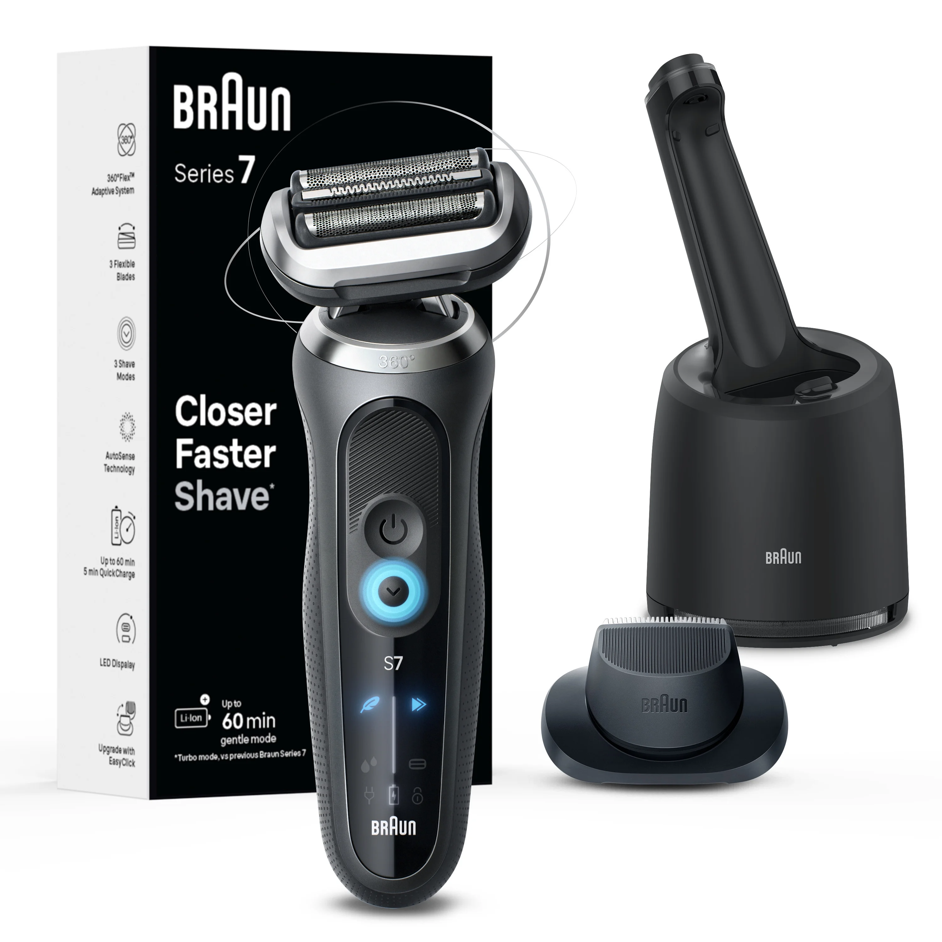 Braun Series 7 7171cc Electric Shaver w/SmartCare Center