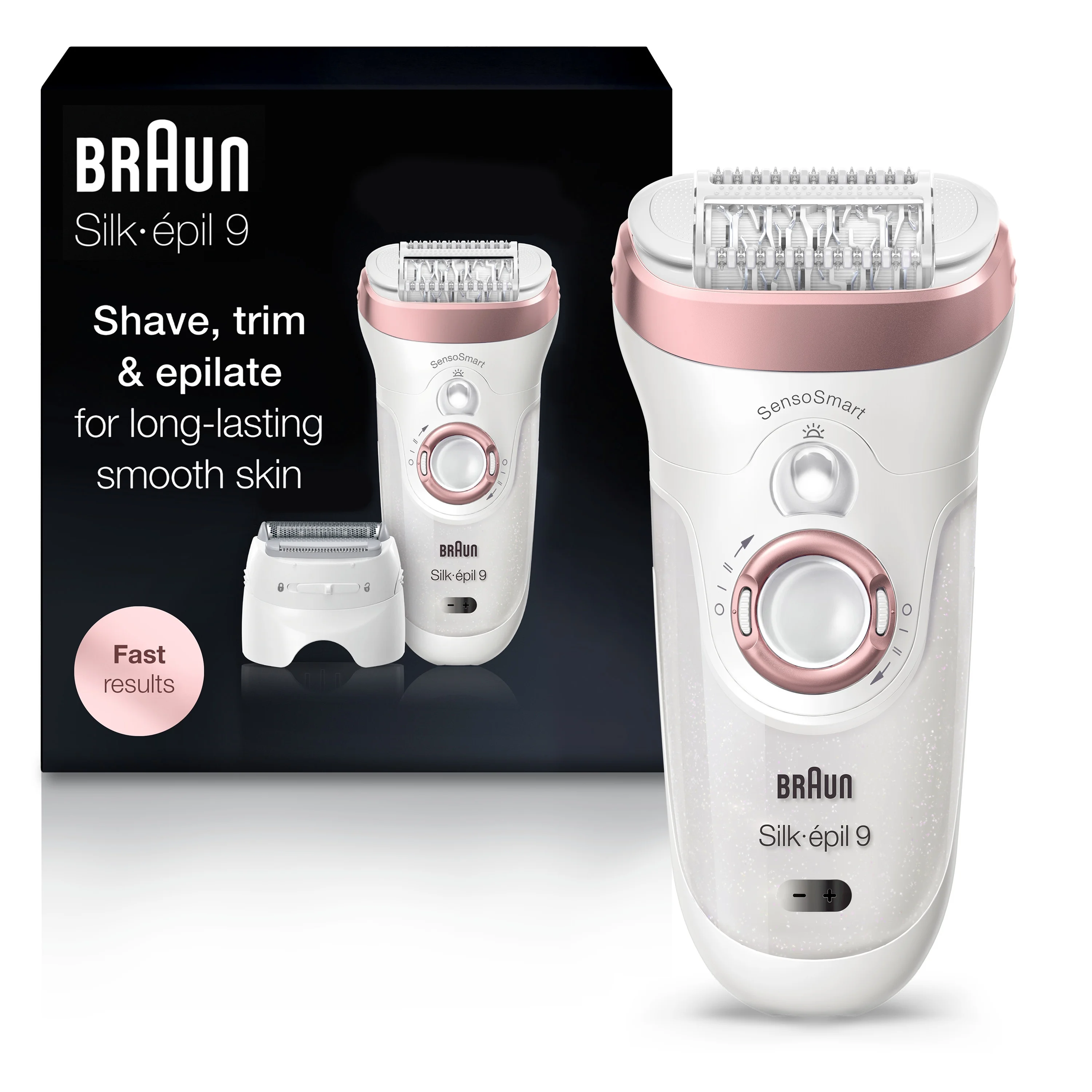 Braun Series 9 Epilator for Women for Long-Lasting Hair Removal, Silk-épil 9-720