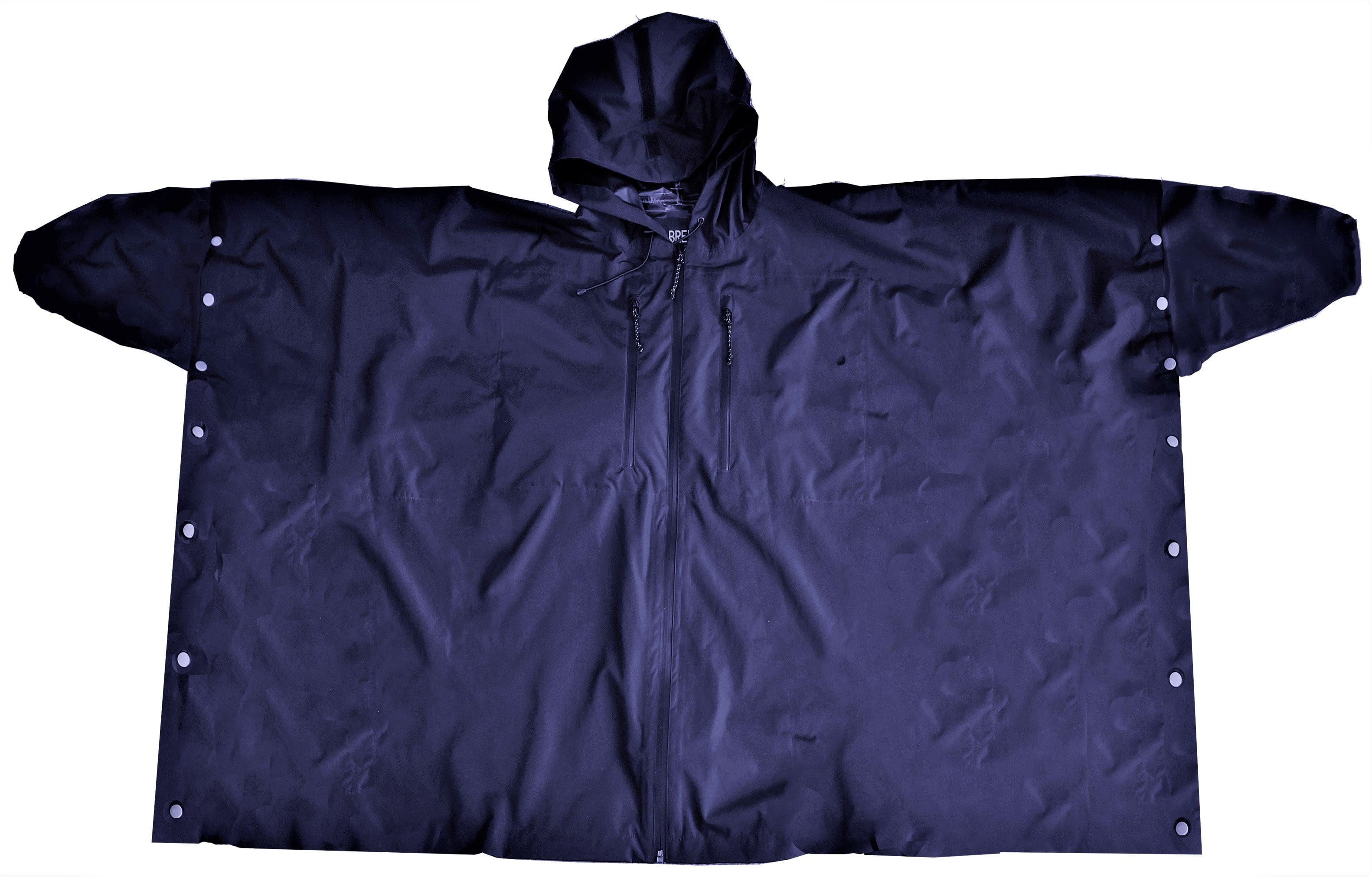 Brella 20K Waterproof Rain Poncho Navy Blue Unisex