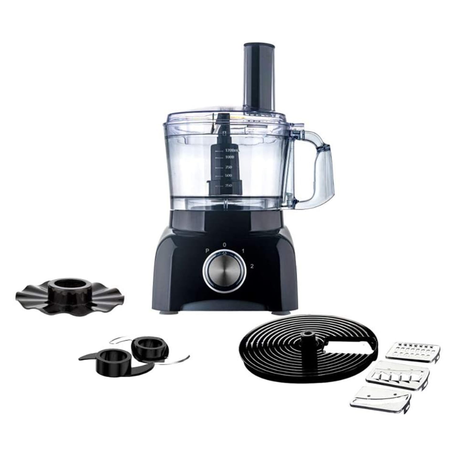 Brentwood 5 Cup Food Processor in Black