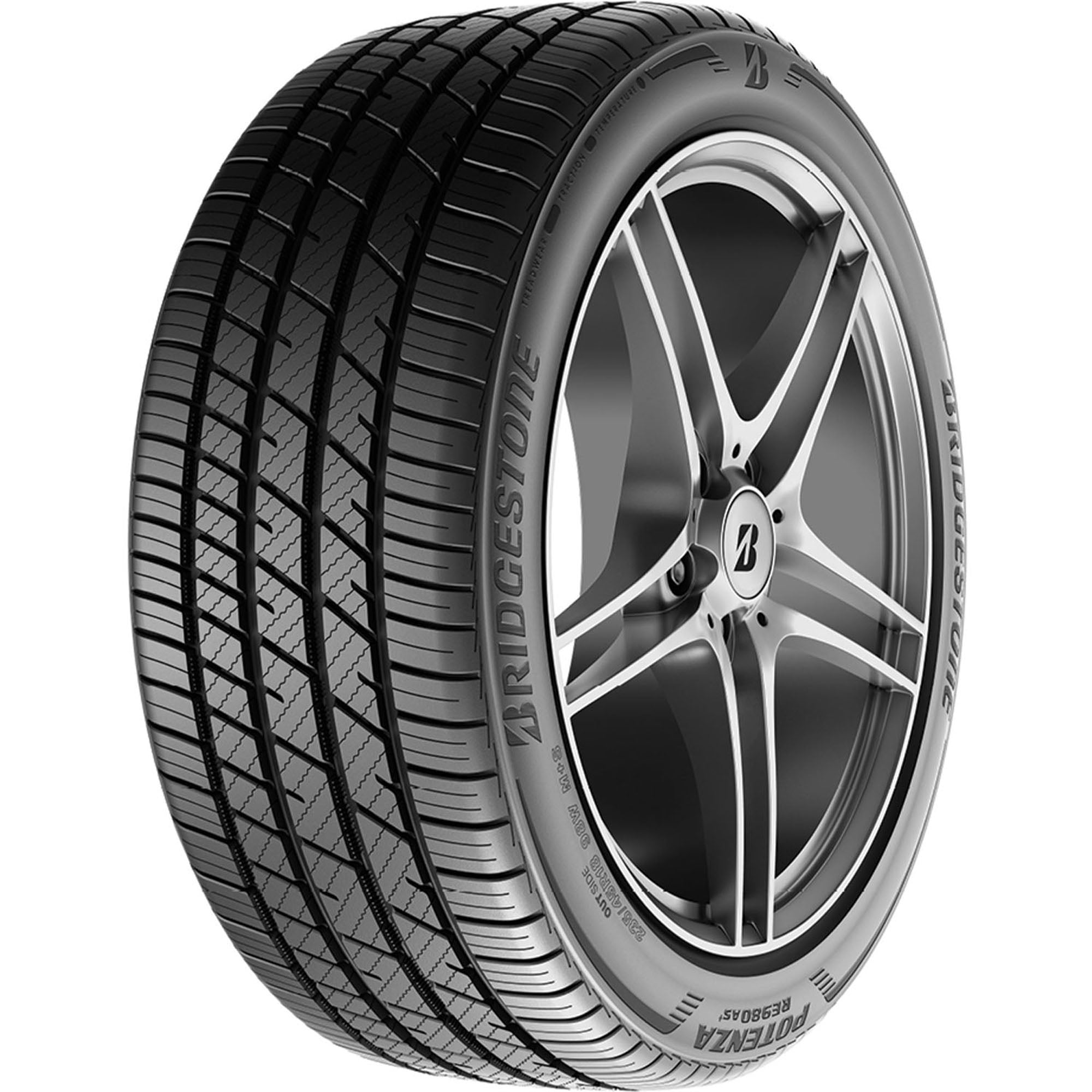 Bridgestone Potenza RE980AS+ Performance 235/45R18 98W XL Passenger Tire