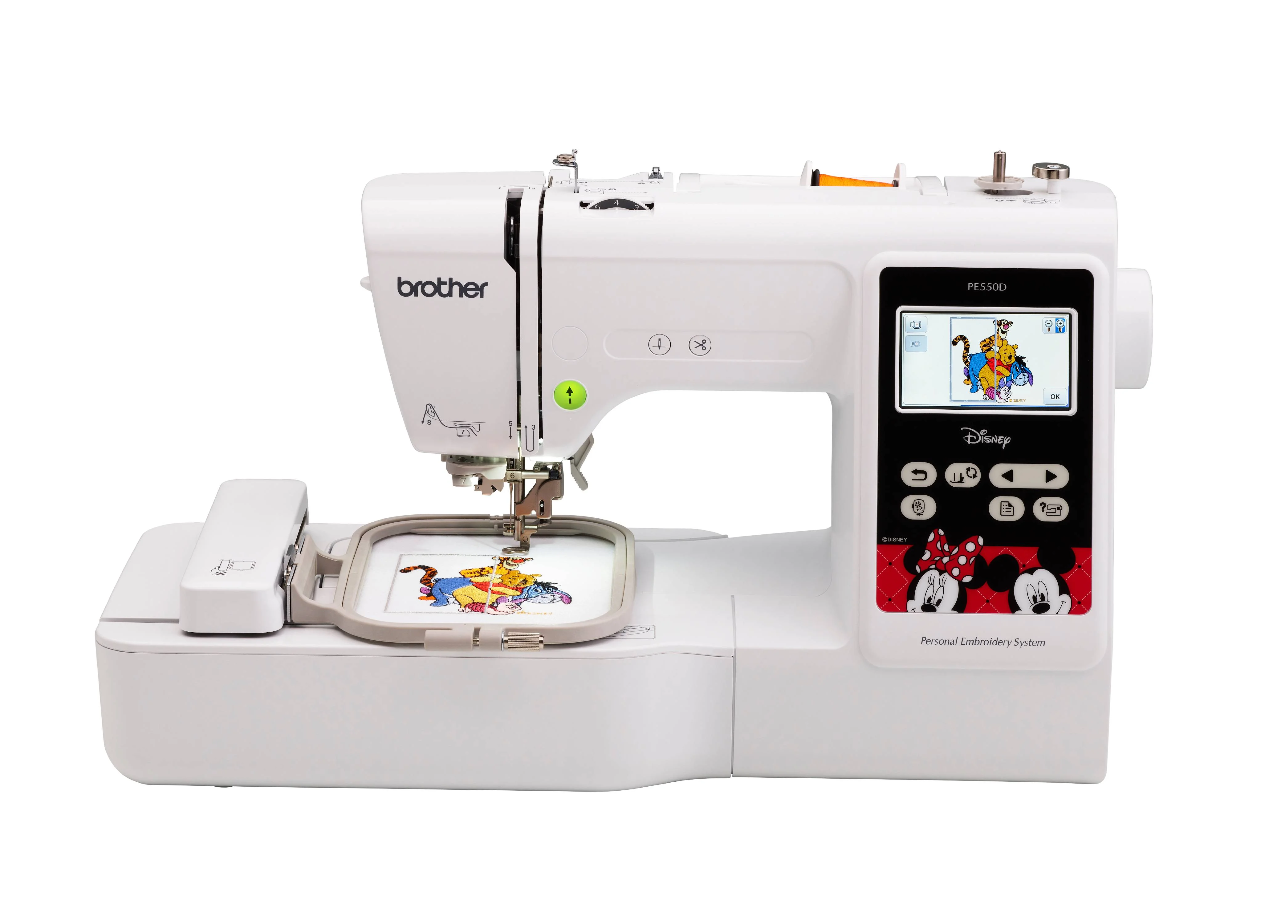 Brother Disney PE550D 4 in x 4 in Embroidery Machine with Disney Designs