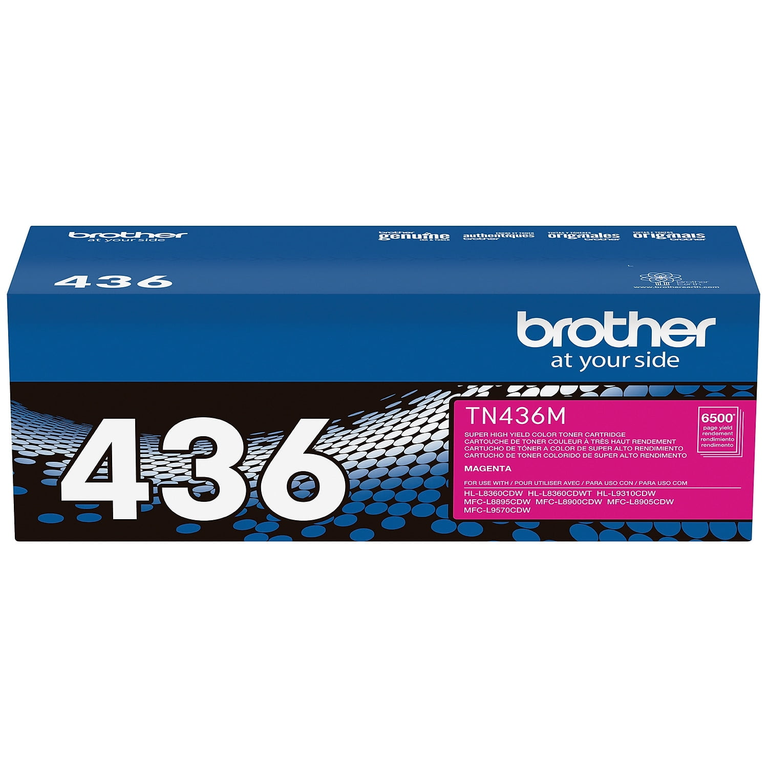 Brother Genuine High Yield TN436M Printer Toner Cartridge