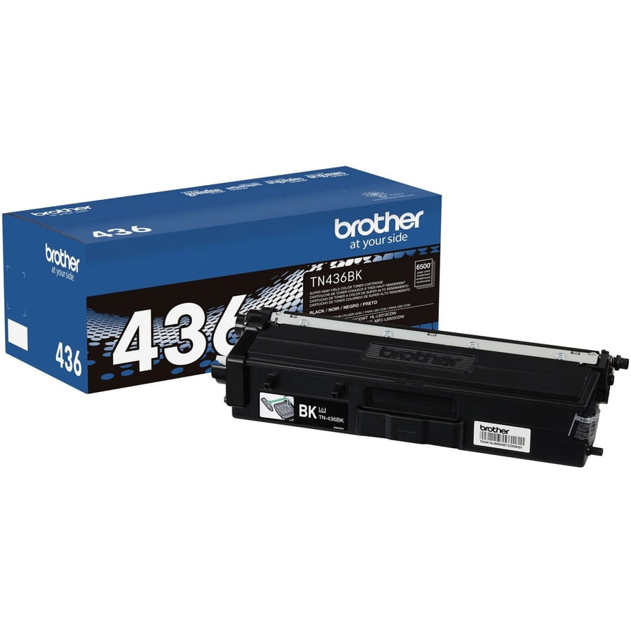 Brother Genuine OEM TN436BK Super High Yield Black Toner (6.5K YLD)