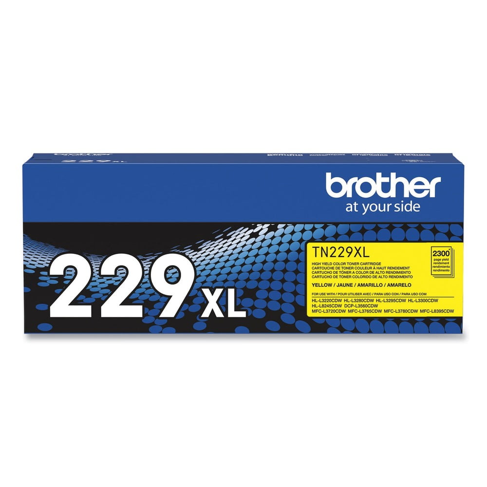 Brother Genuine TN229XLY High Yield Yellow Toner Cartridge