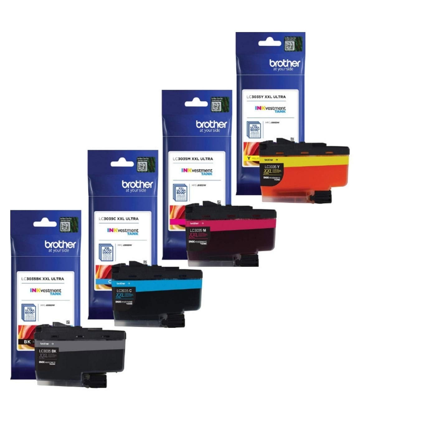 Brother LC3035 BK/C/M/Y Ultra High Yield Inkjet Ink-4 Pack Combo