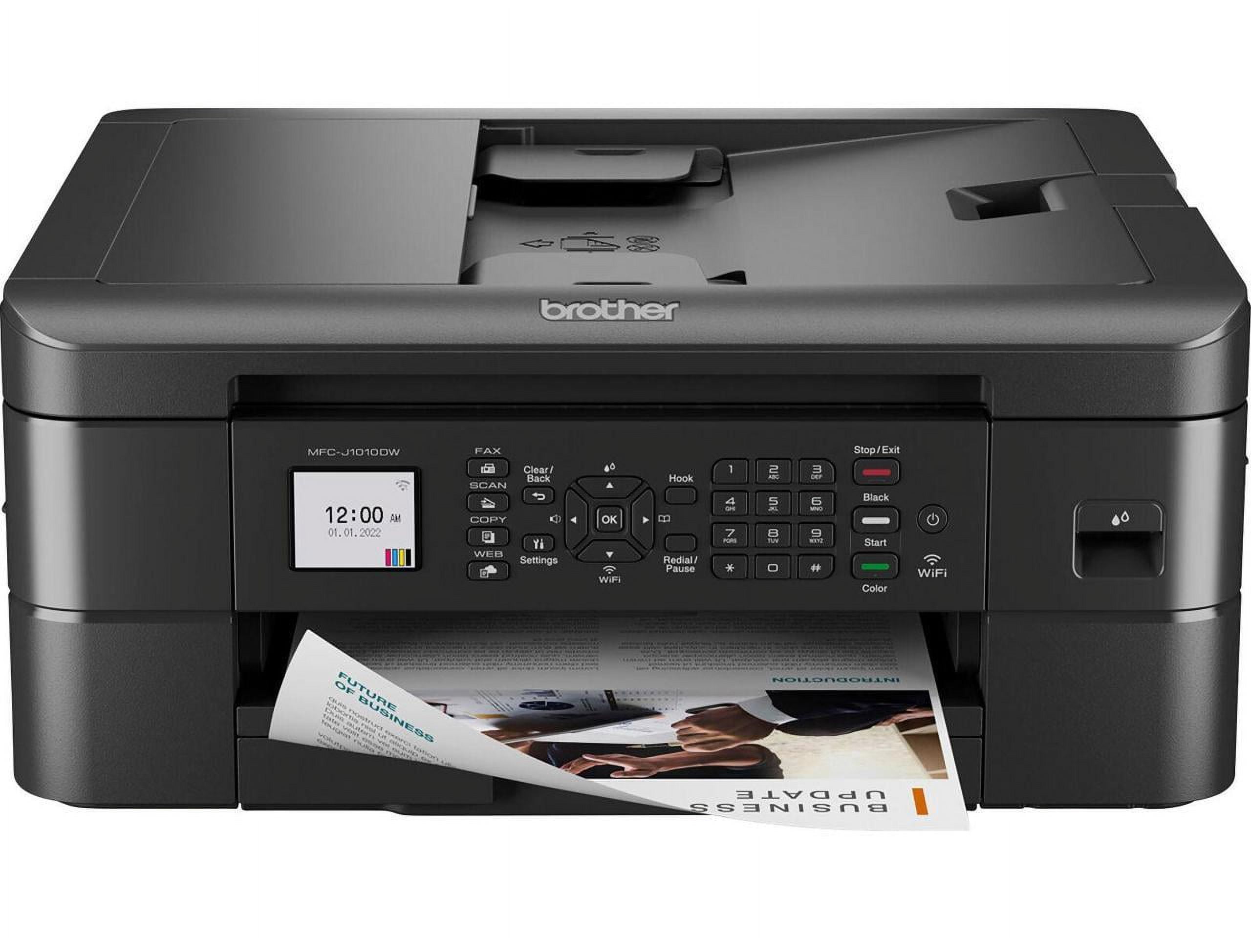 Brother MFC-J1010DW Inkjet All-in-One Printer with Wireless and Duplex Printing