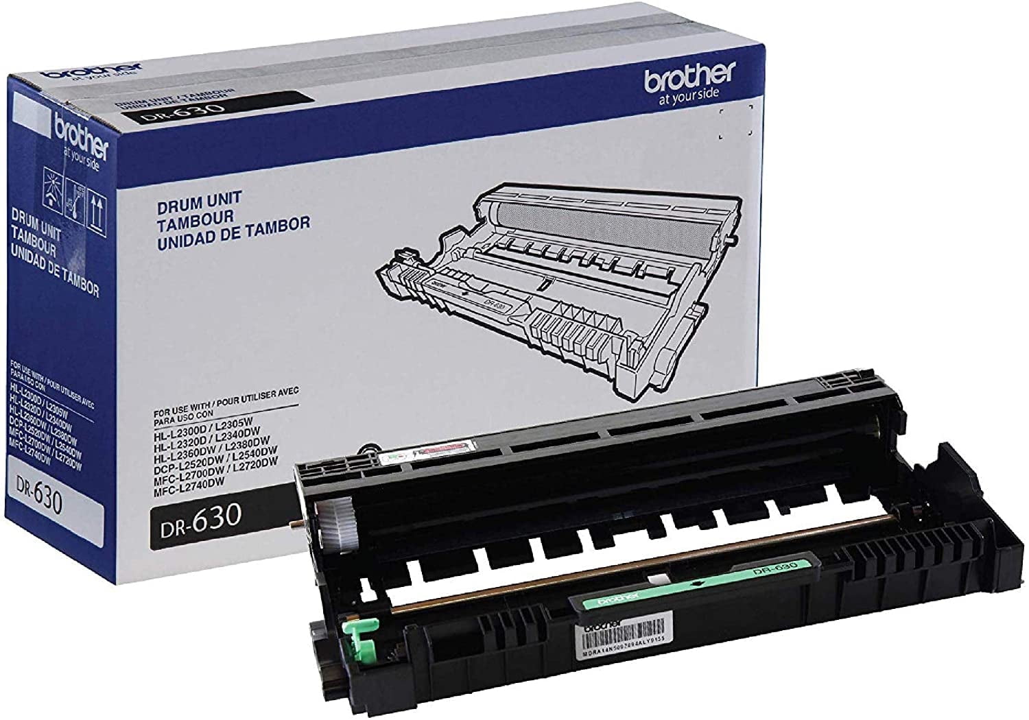 Brother MFC-L2720DW (DR630) Black Toner Drum Unit (12,000 Yield)