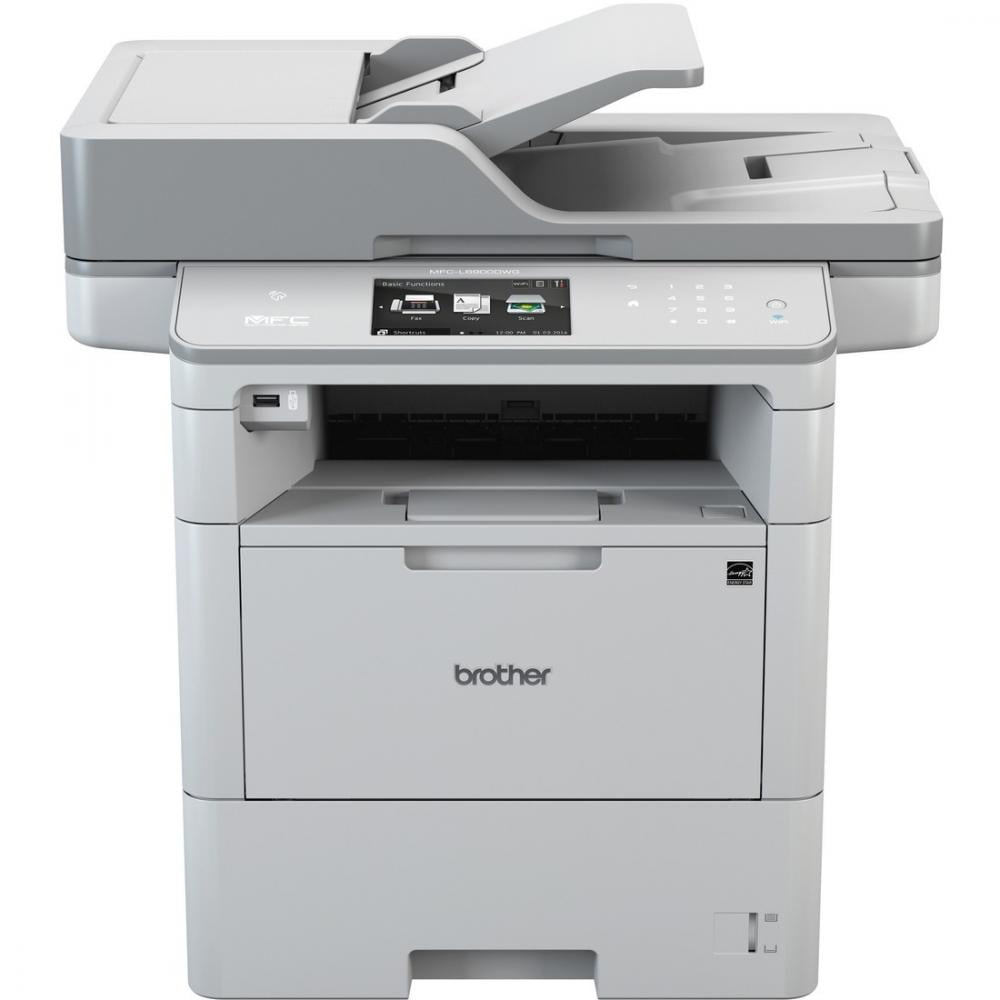 Brother MFC-L6900DWG TAA Compliant Business Laser All-in-One Printer - Copier/Fax/Printer/Scanner - 52 ppm Mono Print - 1200 x 1200 dpi Print - Automatic Duplex Print - 1 x Input Tray 520 Sheet, 1 ...