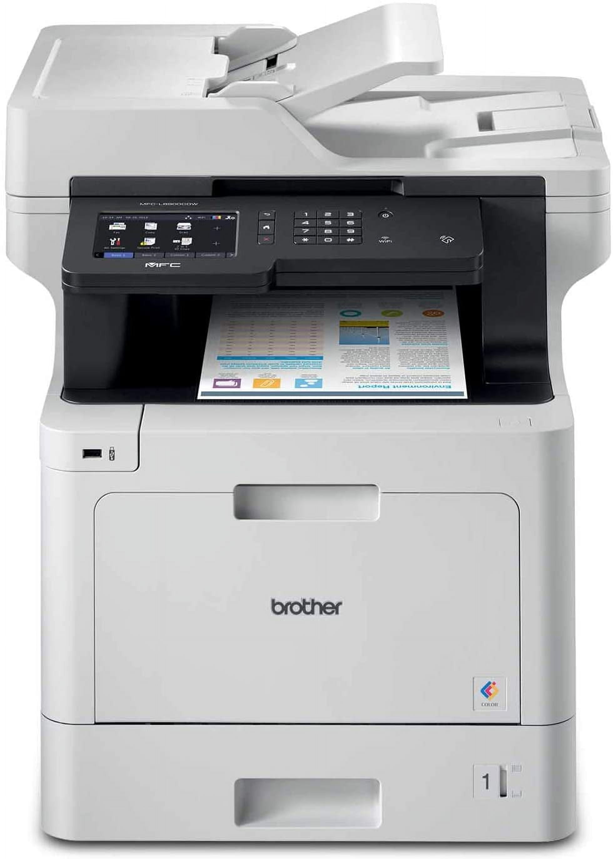 Brother MFC‐L8905CDW Business Color Laser All‐in‐One Printer with Low‐cost Printing, Duplex Print / Copy / Scan, and Wireless Networking