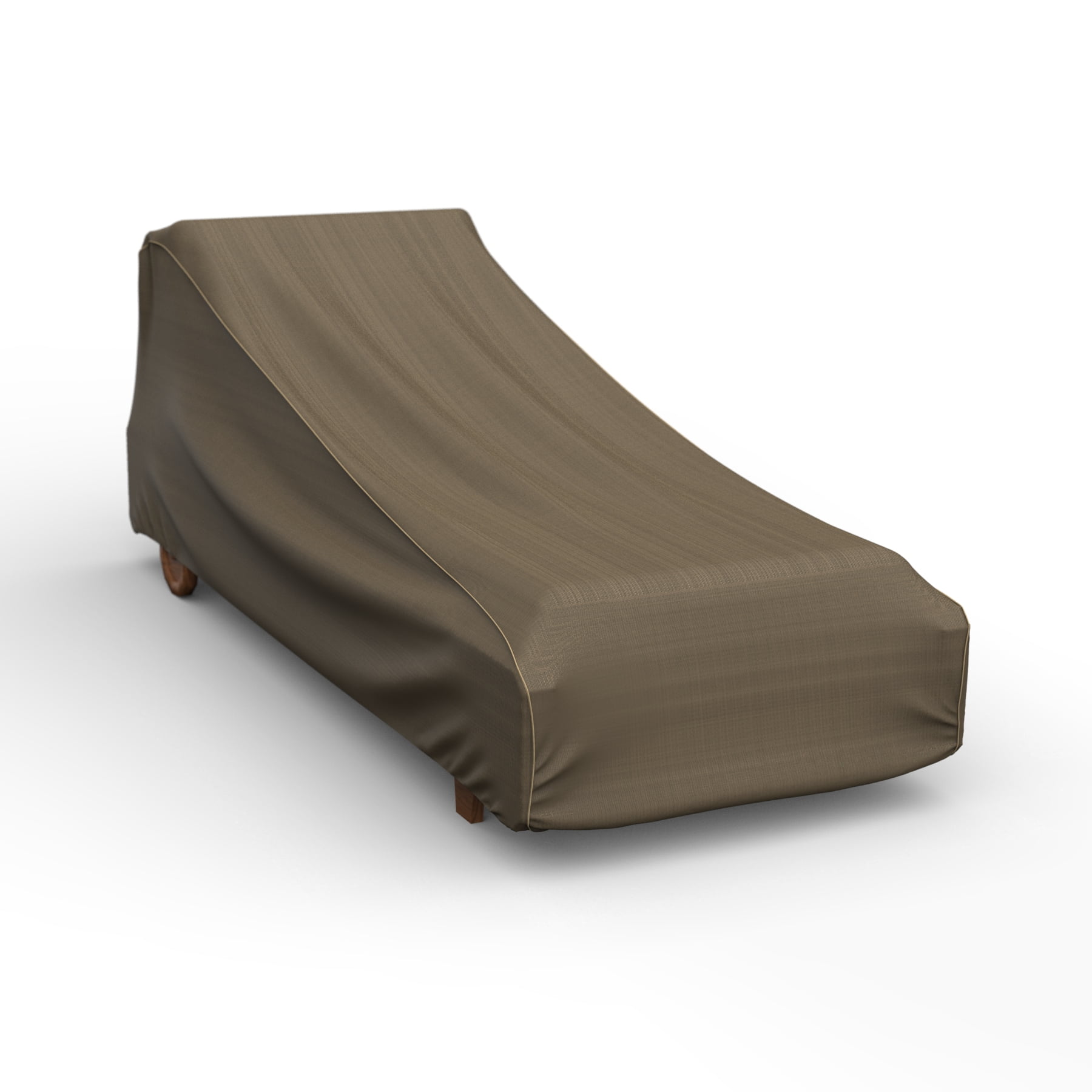 Budge Large Black and Tan Patio Chaise Cover, StormBlock Hillside