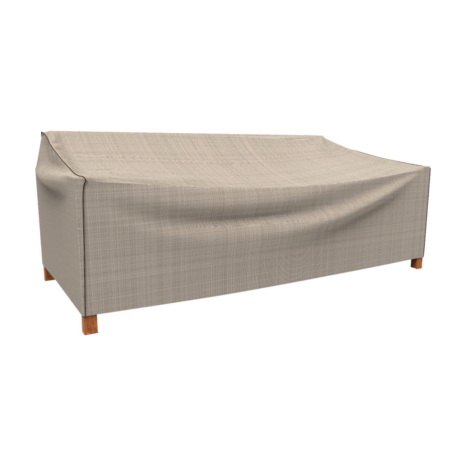 Budge 100"Wx41"L Black Ivory Patio Sofa Cover, StormBlock™ Mojave