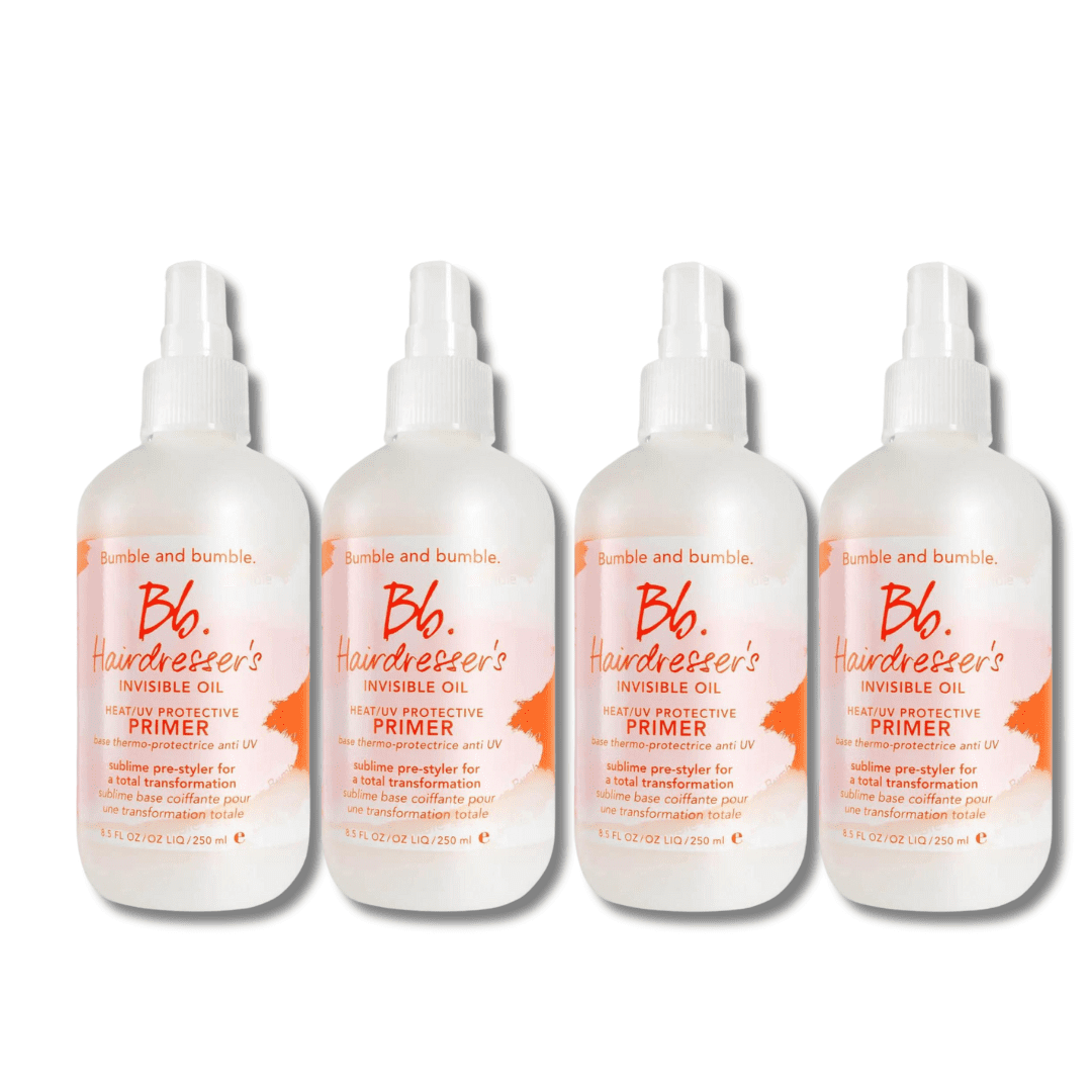 Bumble and Bumble Hairdresser's Invisible Oil Primer Pack of 4, 8.5 oz Each