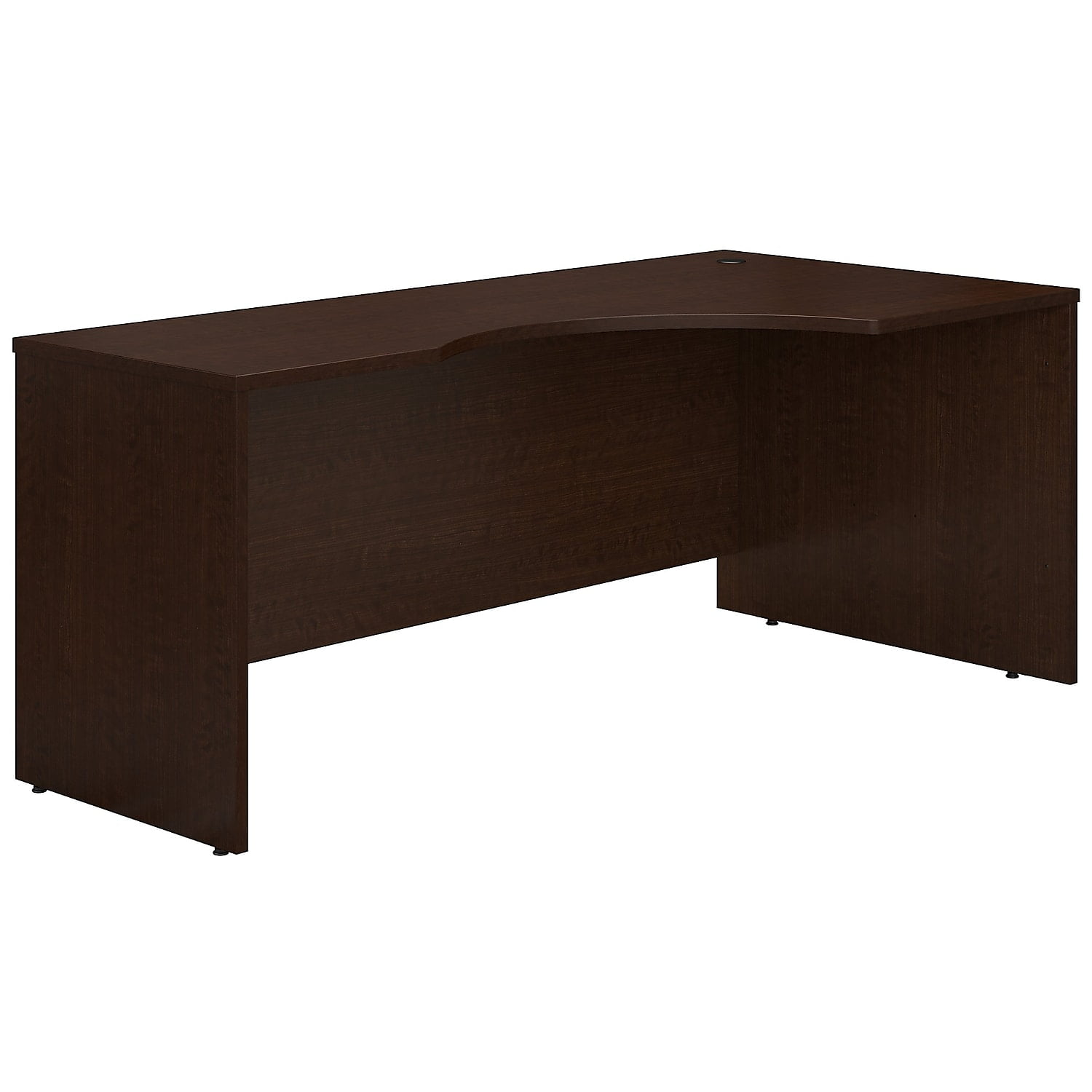 Bush Business Furniture Series C 72" RH Corner Module in Mocha Cherry