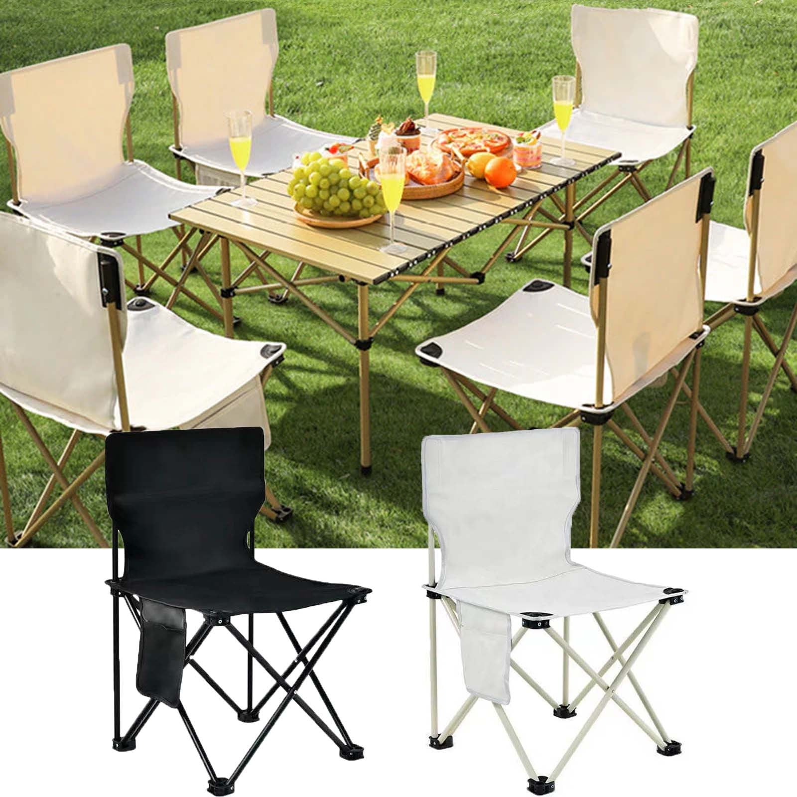 Camping Chairs,Portable Camping Chair with Storage Bag, Lightweight Foldable Chair for Outside Camping, Hiking, Travel, Beach and Sports