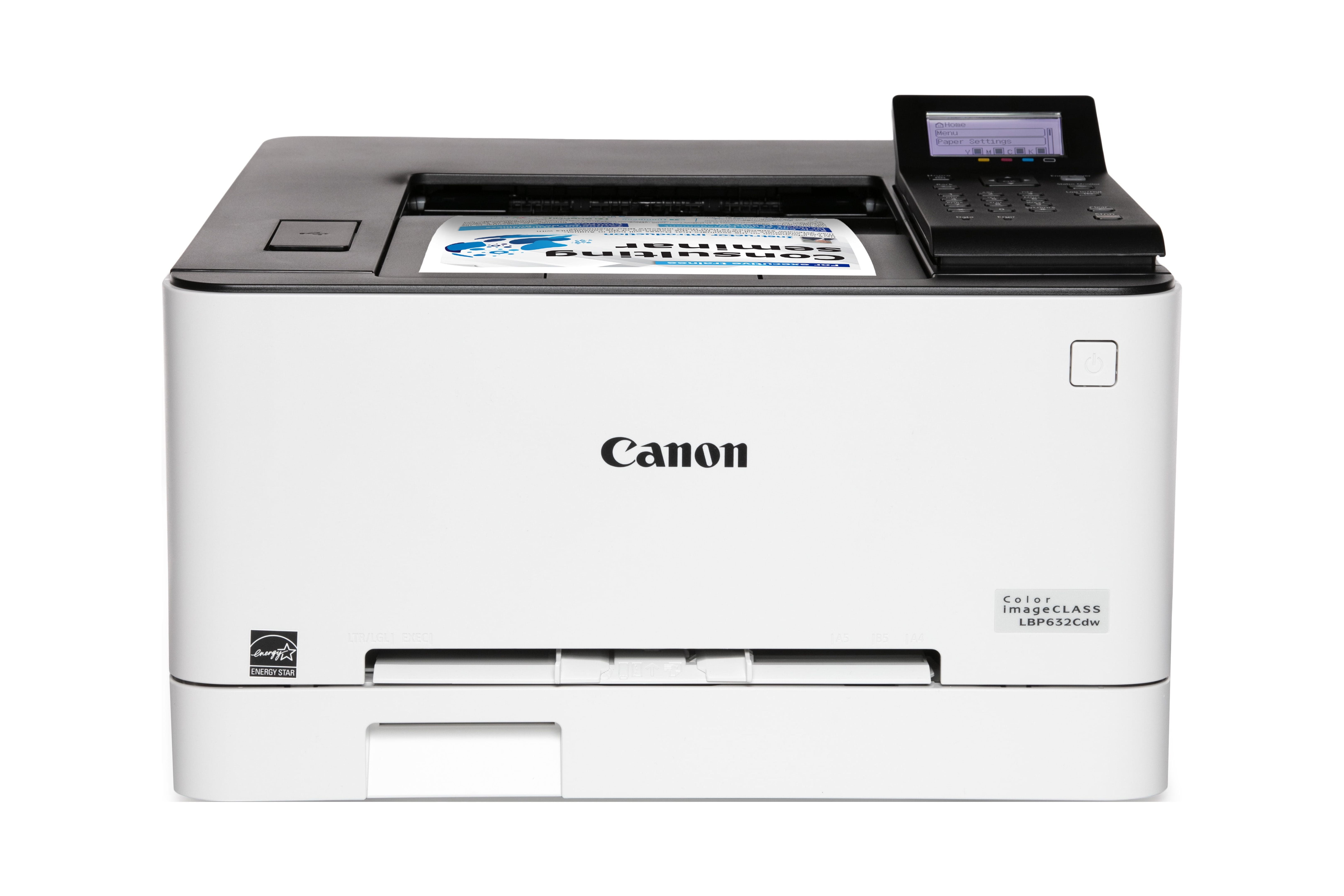 Canon Color imageCLASS LBP632Cdw - Wireless, Duplex Laser Printer (Print Only), Home Office, Mobile Ready, 22 PPM, White