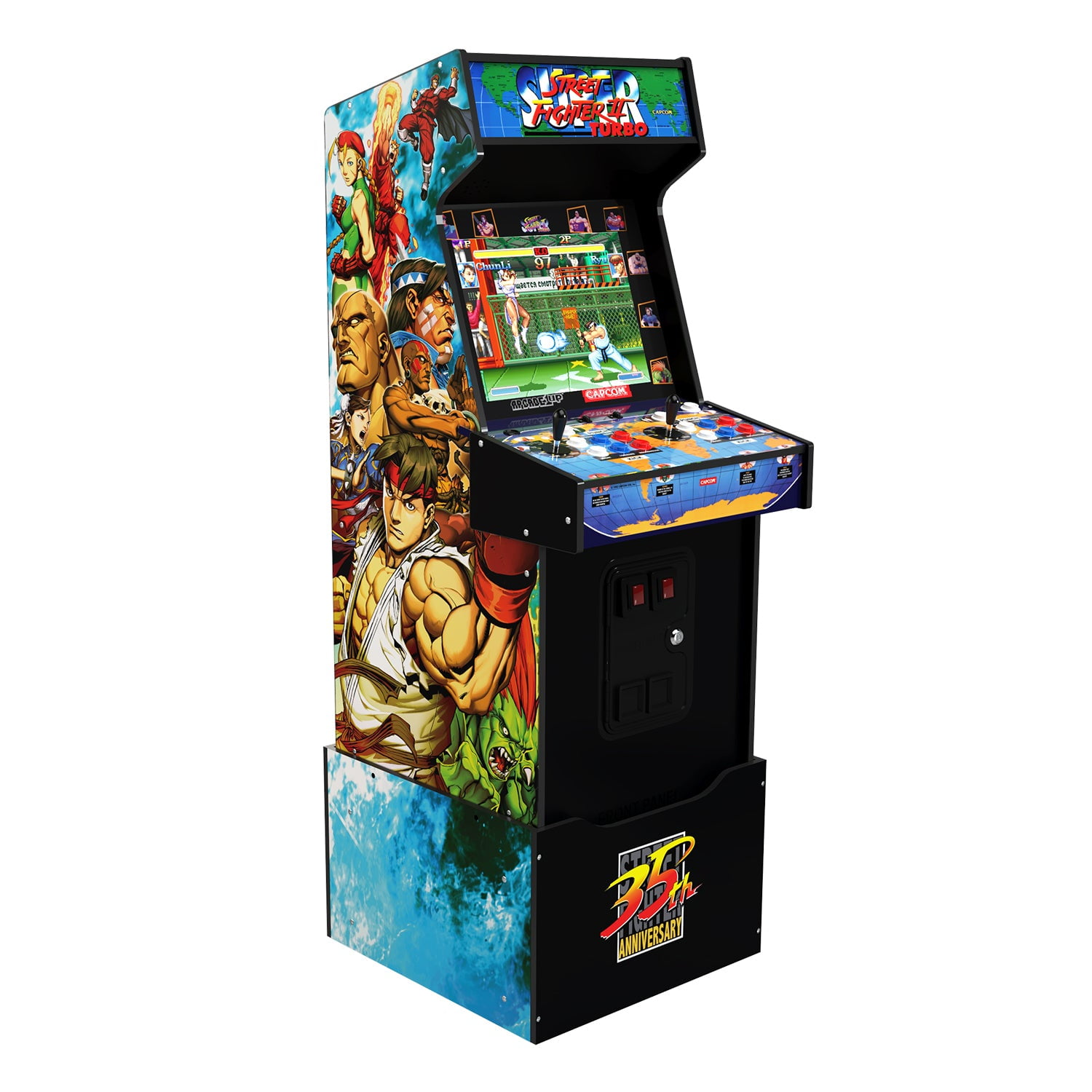 Capcom Legacy 35th Anniversary Arcade Game14-n-1 Shinku Hadoken Edition, Arcade1Up