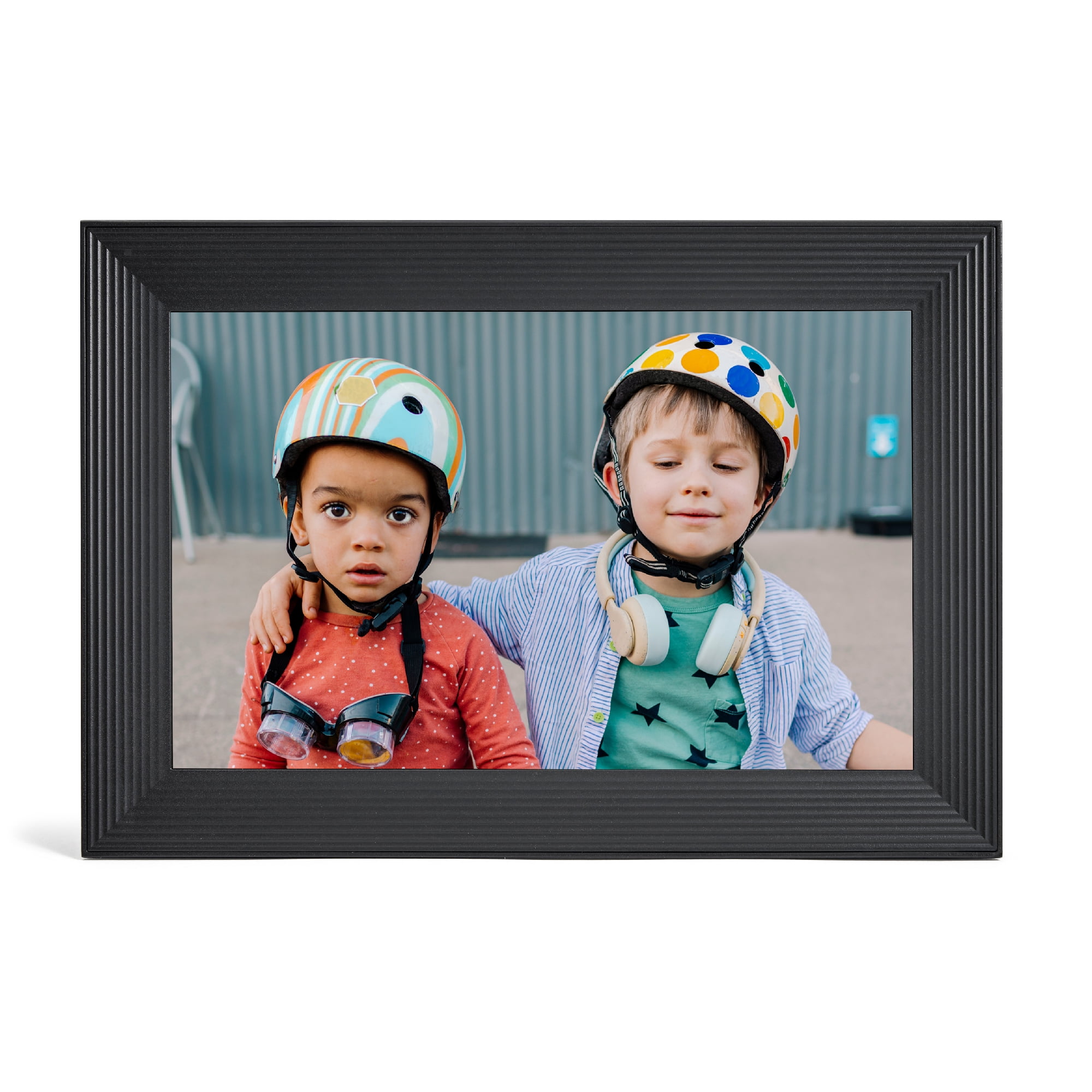 Carver by Aura Frames 10.1" HD Wi-Fi Digital Picture Frame with Free Unlimited Storage - Gravel