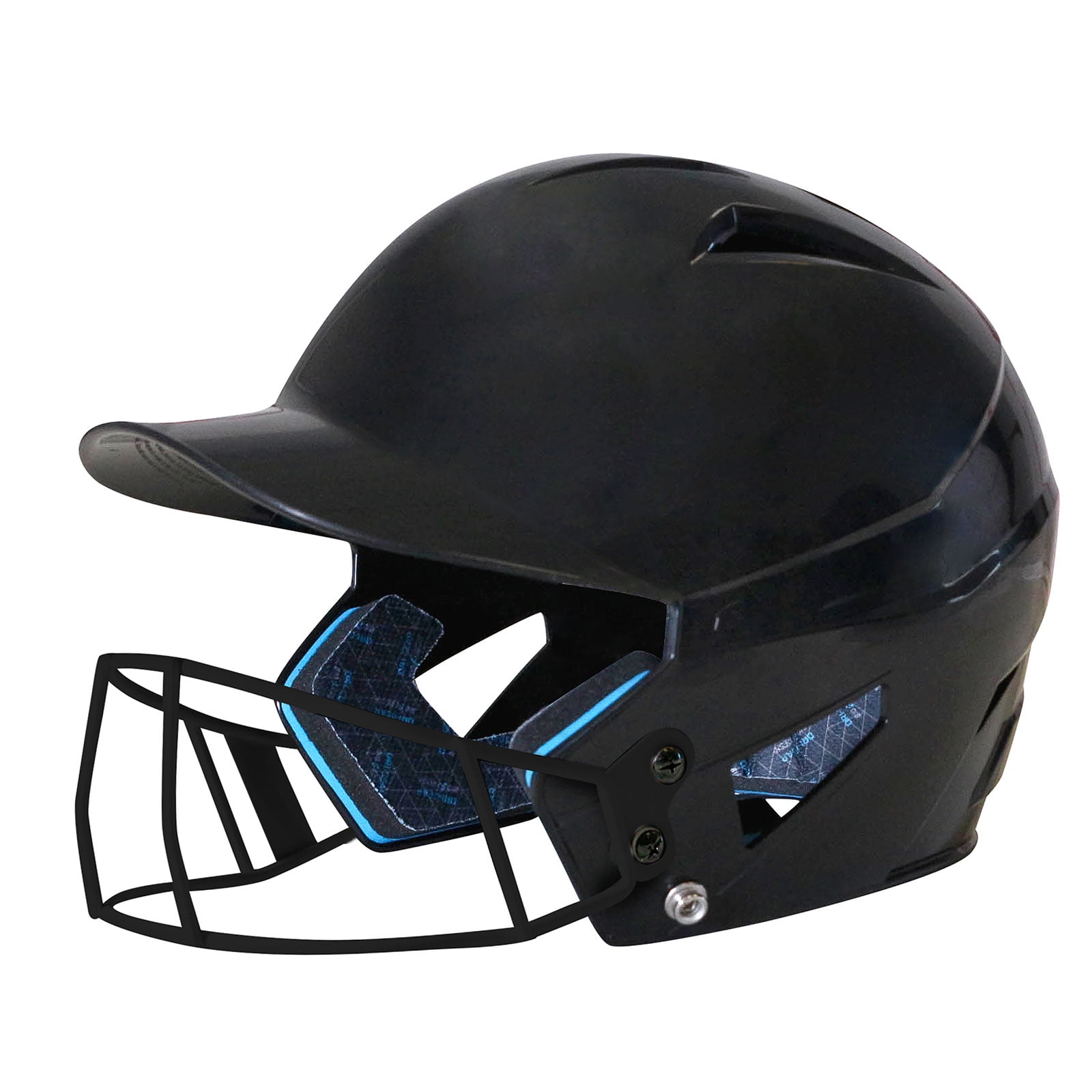 Champro Sports HX Rookie Fastpitch Batting Helmet, Medium, Black
