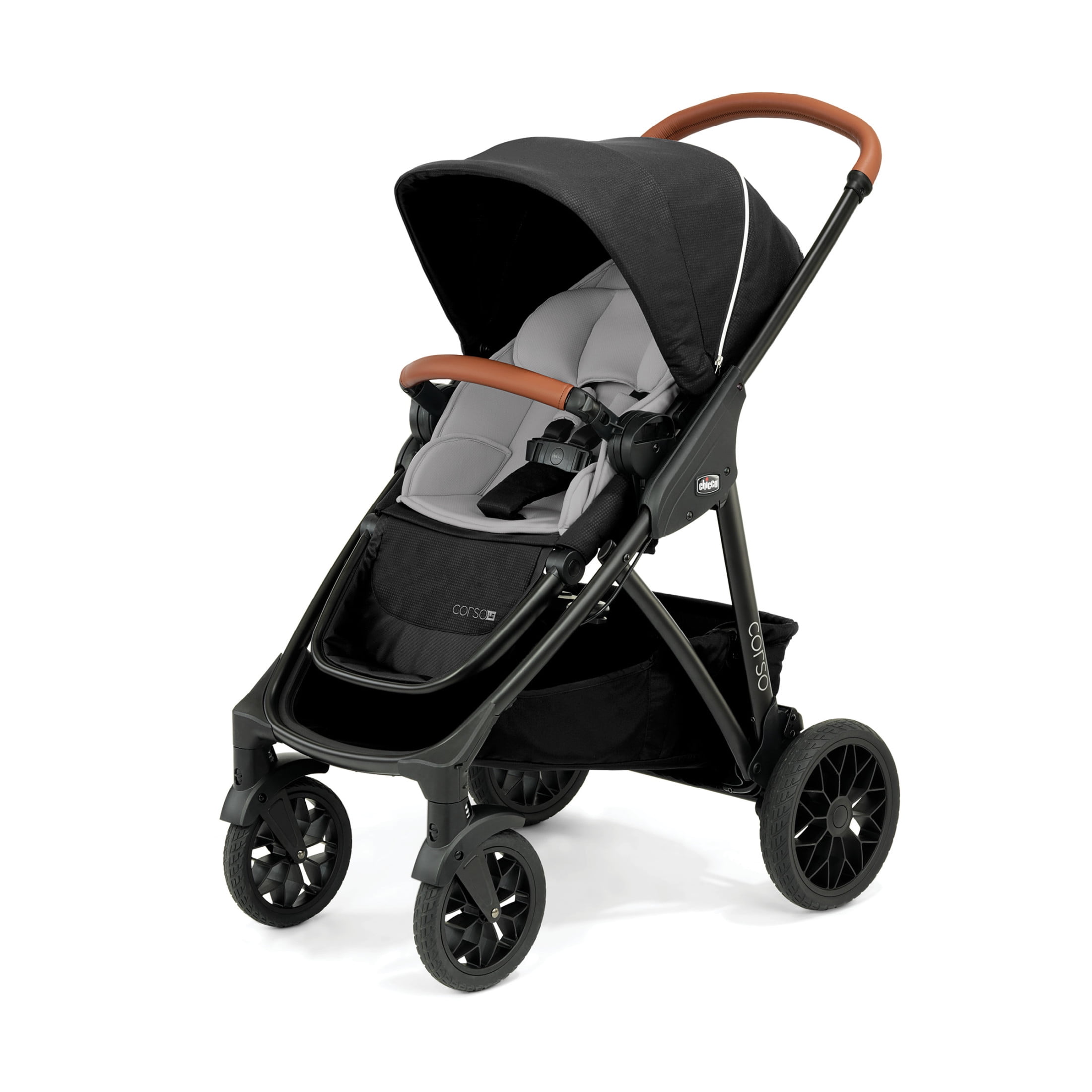 Chicco Corso LE Modular Quick-Fold Stroller - Studio (Black), New