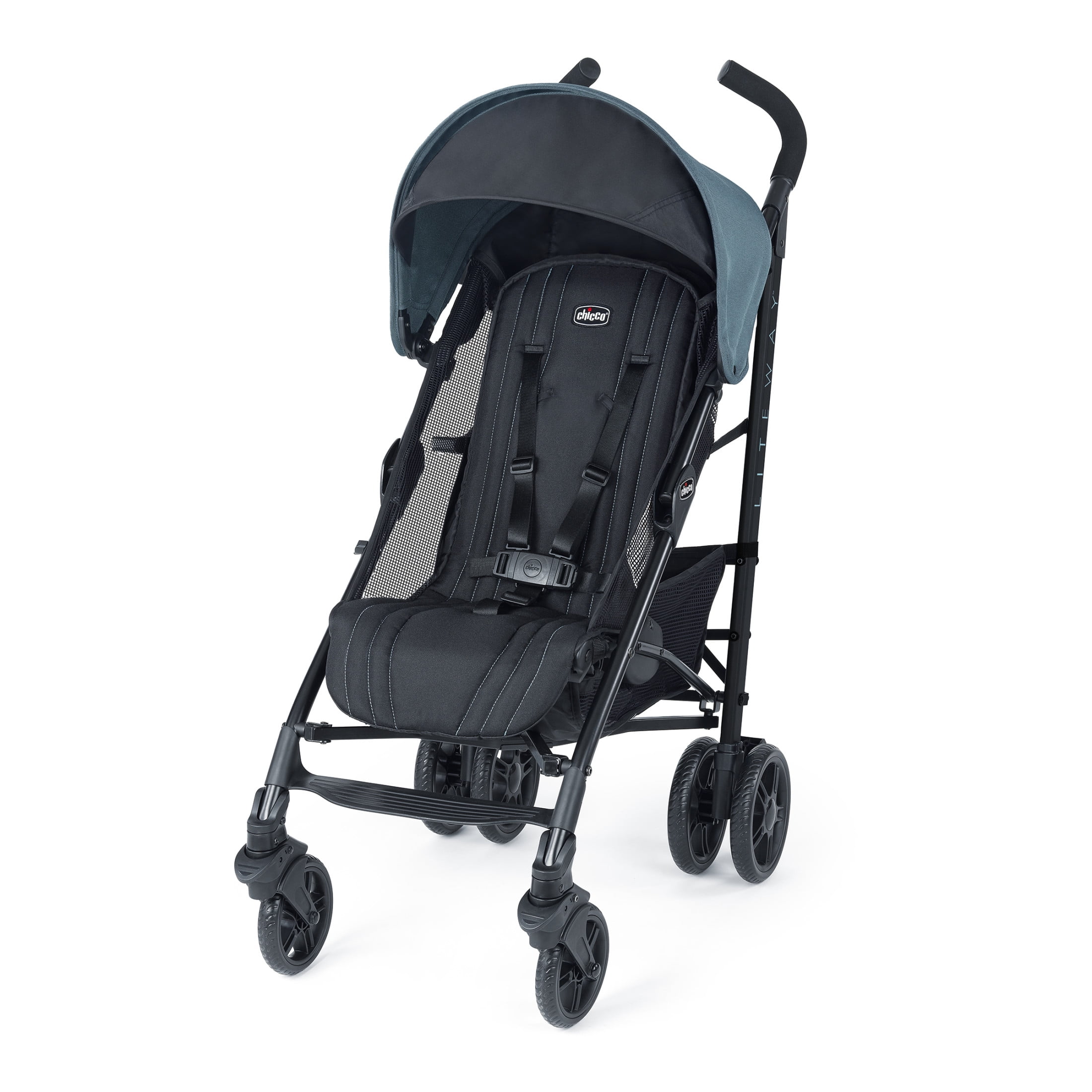 Chicco Liteway Lightweight, Compact Travel Stroller - Arctic (Blue), New