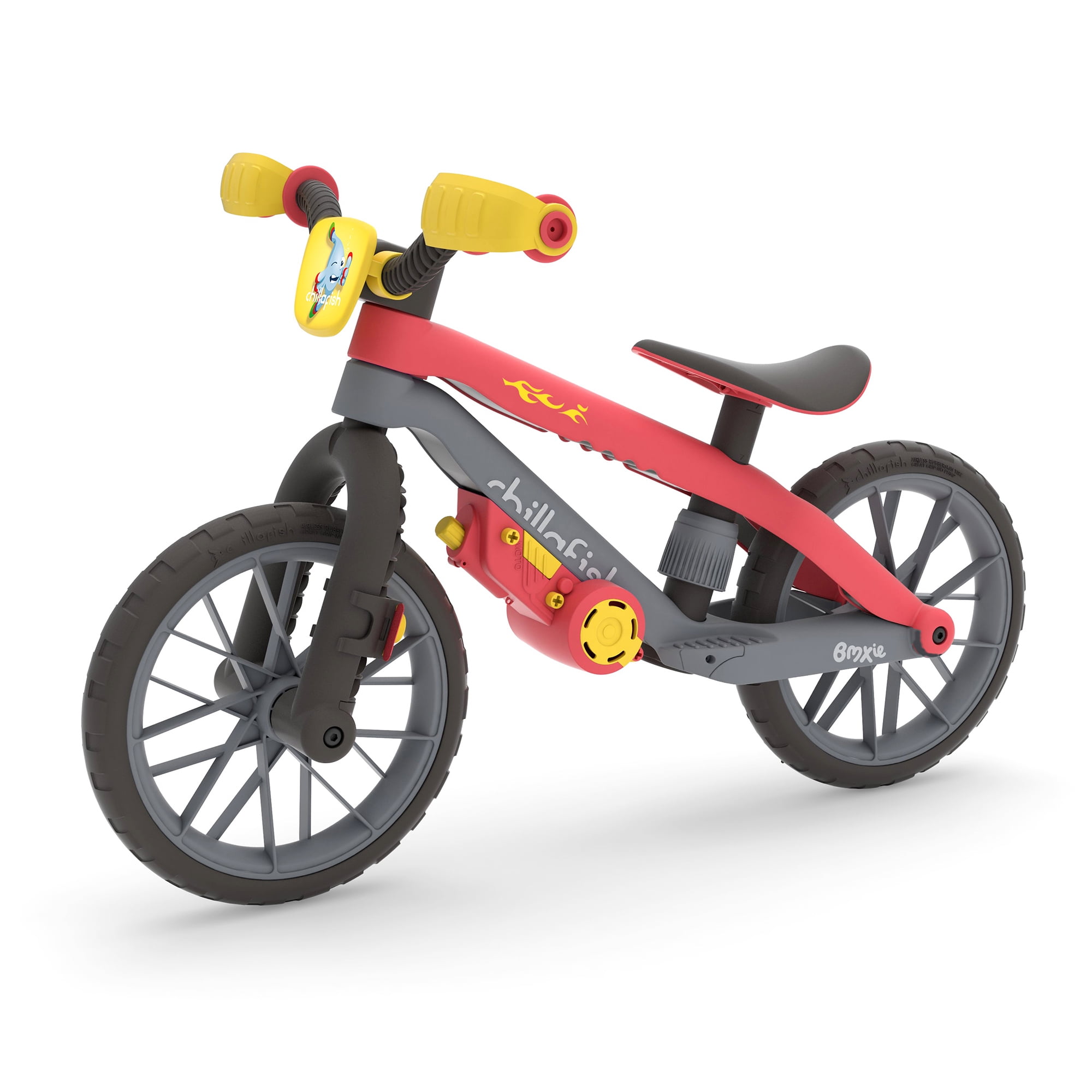 Chillafish Red BMXie MOTO multi-play balance trainer with real VROOM VROOM sounds and detachable play motor, included child-safe screwdriver and screws, adjustable seat, for age 2-5 years