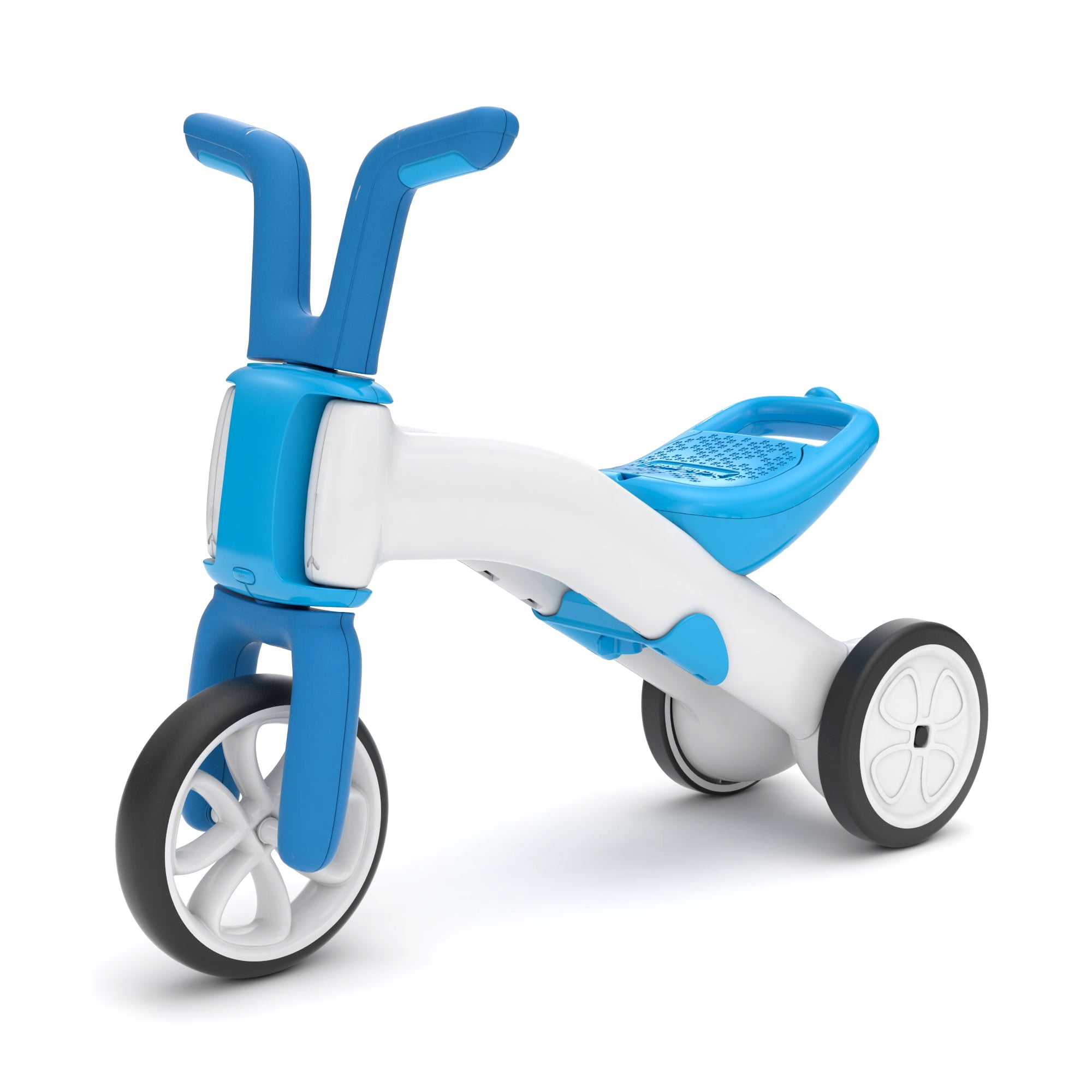 Chillafish Bunzi Gradual Balance Bike and Tricycle,6 inches, 2-in-1 Ride on Toy for 1-3 Years Old, Silent Non-Marking Wheels, Blue