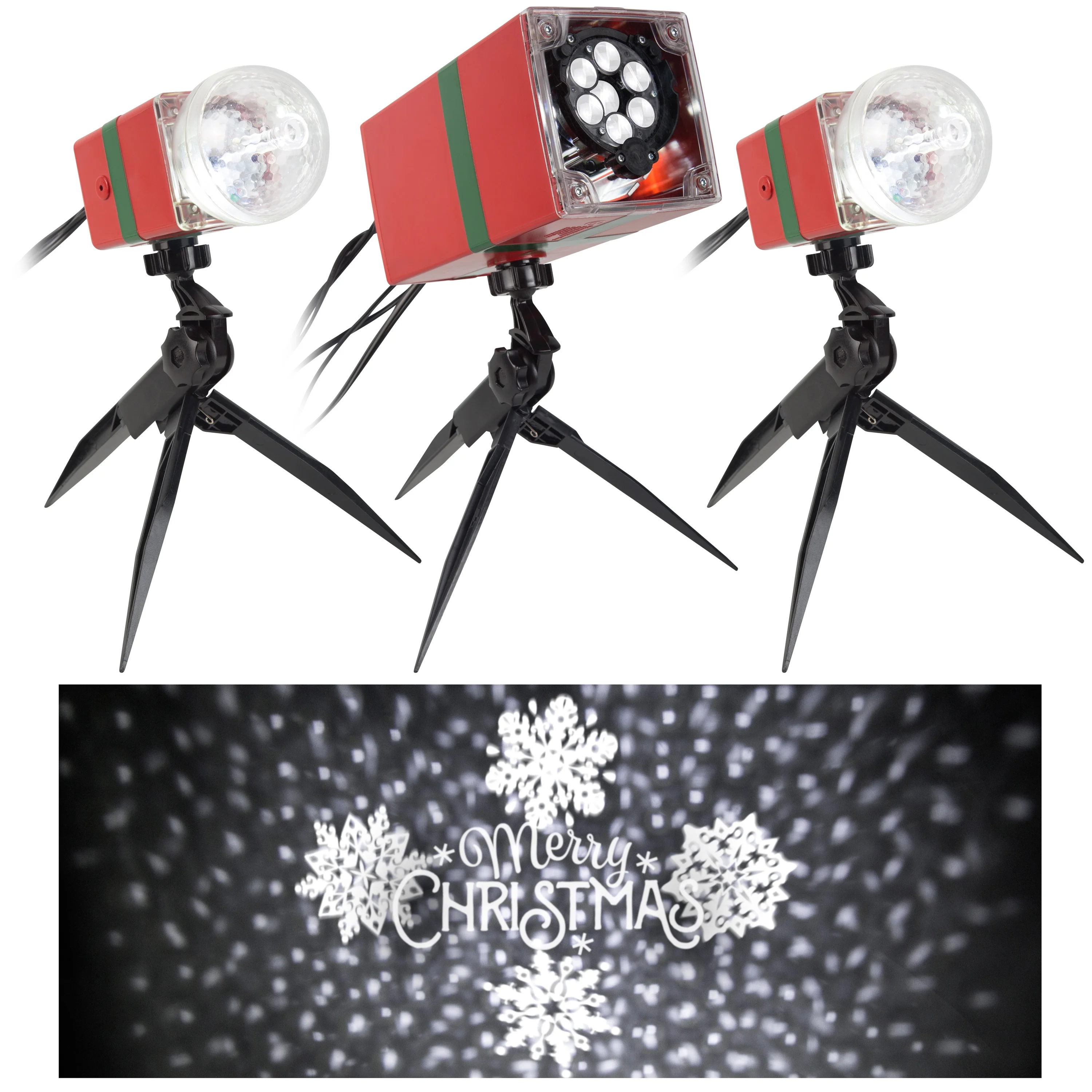 Christmas Lightshow Projection LightSync with Sound Clear