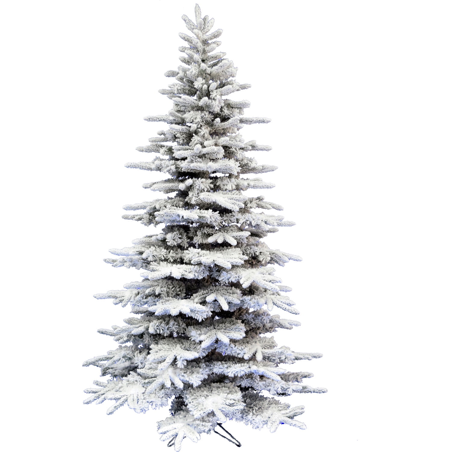 Christmas Time 6.5-Ft. Snowy White Pine Artificial Christmas Tree, No Lights, CT-WP065-NL