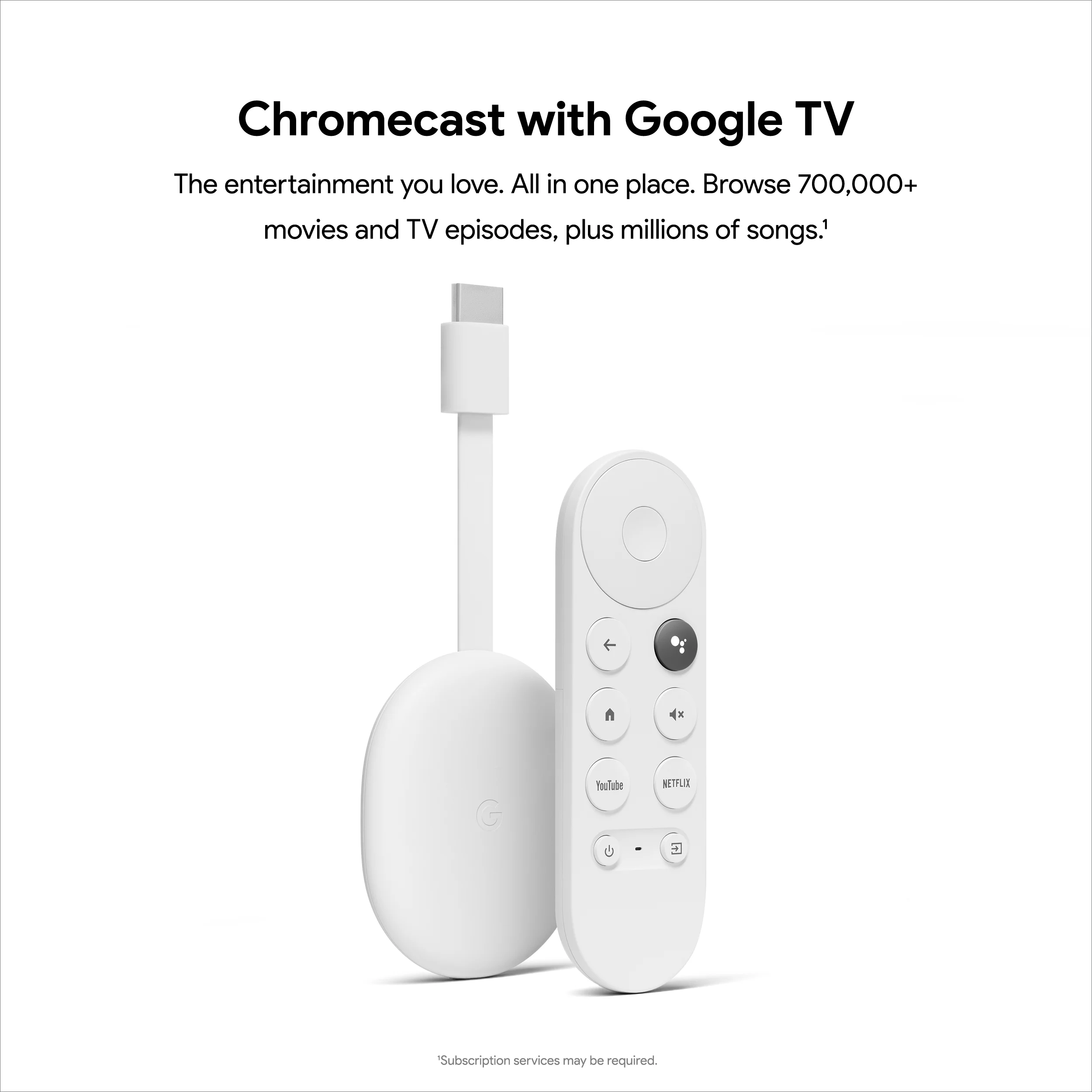 Chromecast with Google TV - Streaming Entertainment in 4K HDR