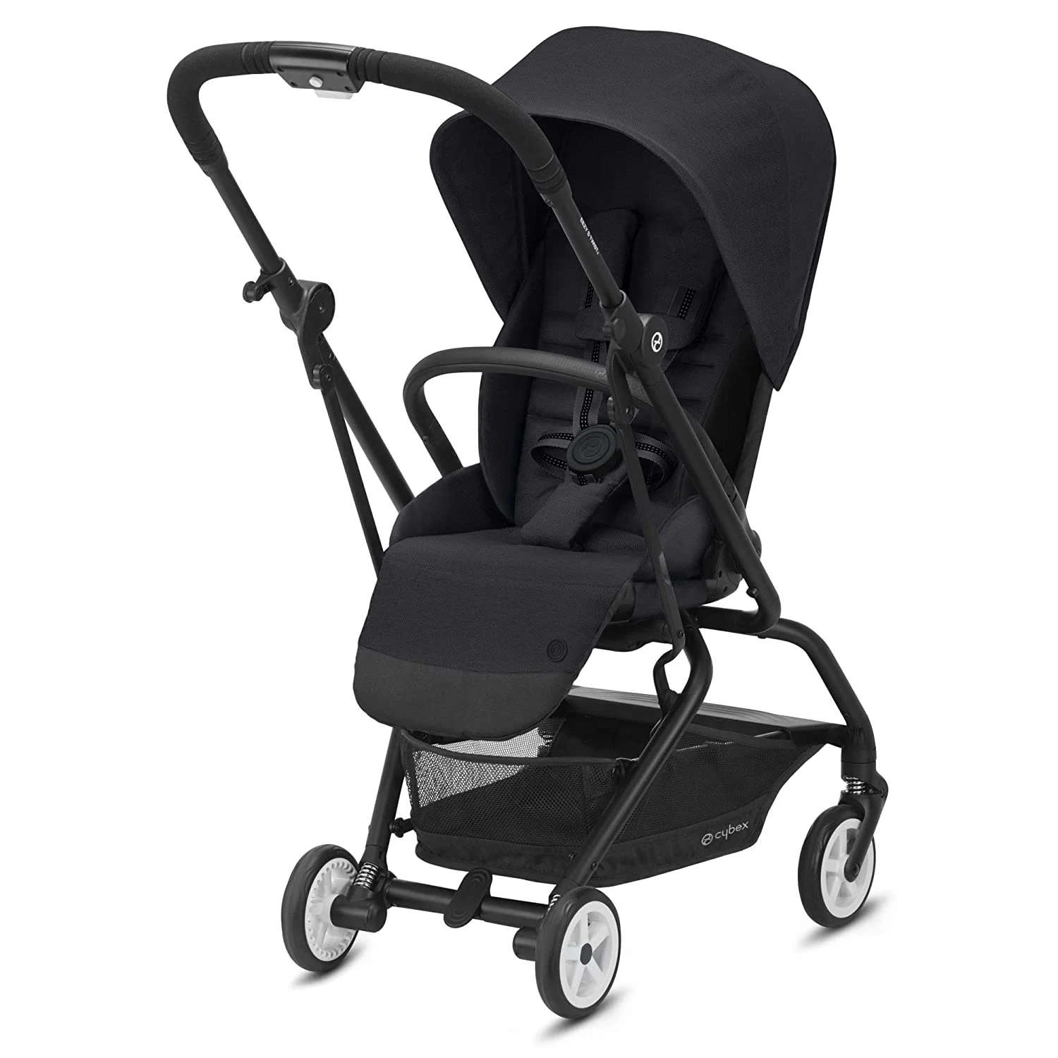 Cybex Eezy S Twist Lightweight Stroller, Deep Black