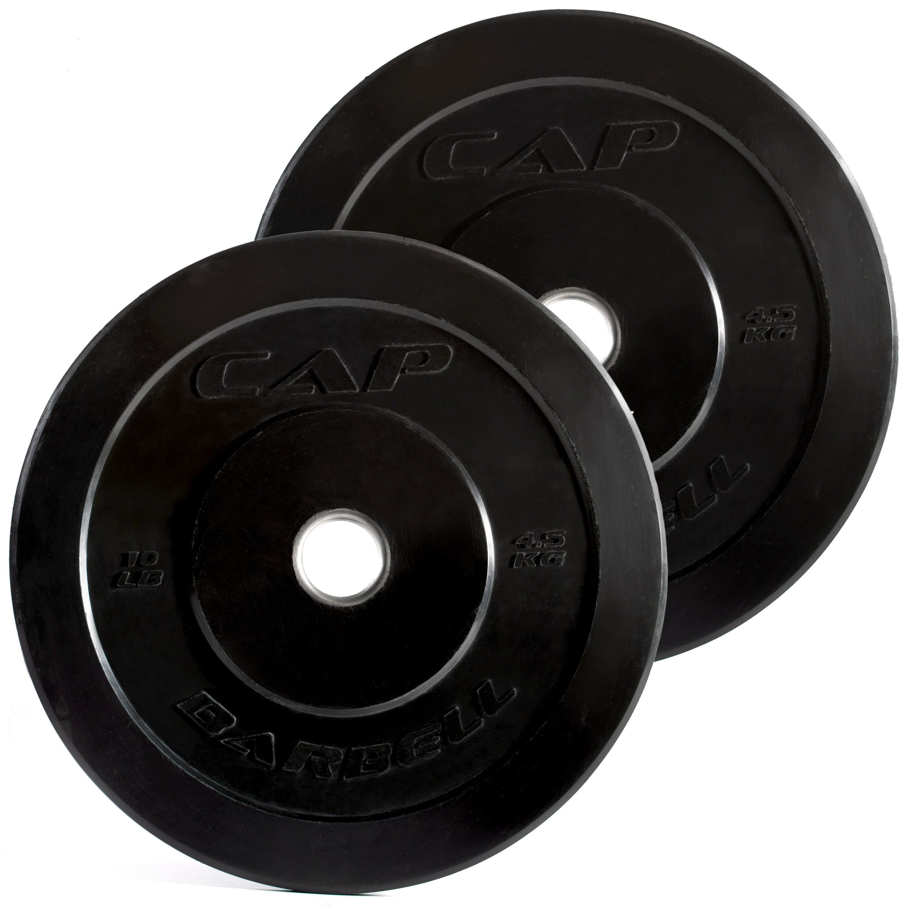 CAP Barbell - Olympic Bumper Plate Set, 20 lbs. (10lb x 2)