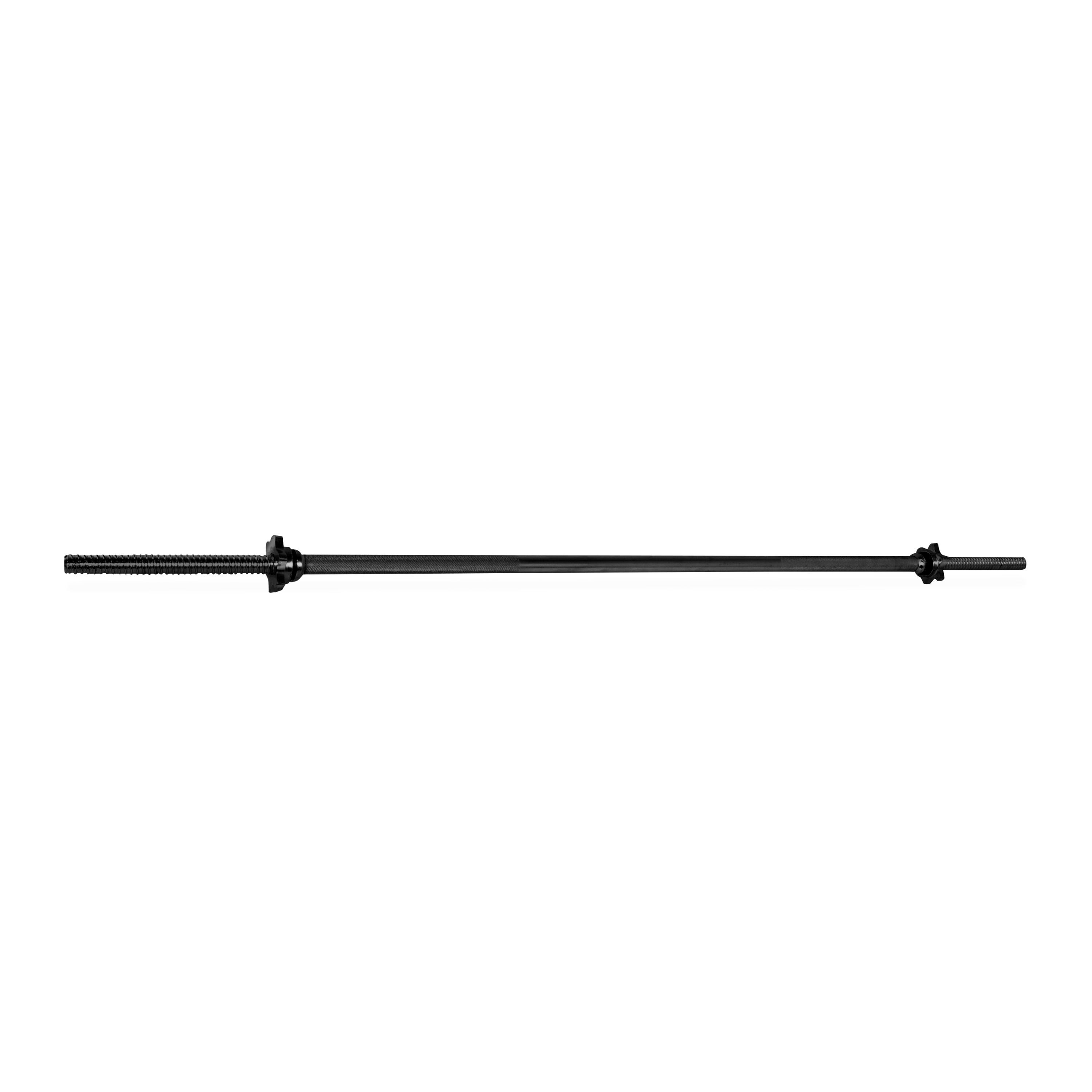 CAP Barbell 60" Regular Solid Threaded Bar, Black