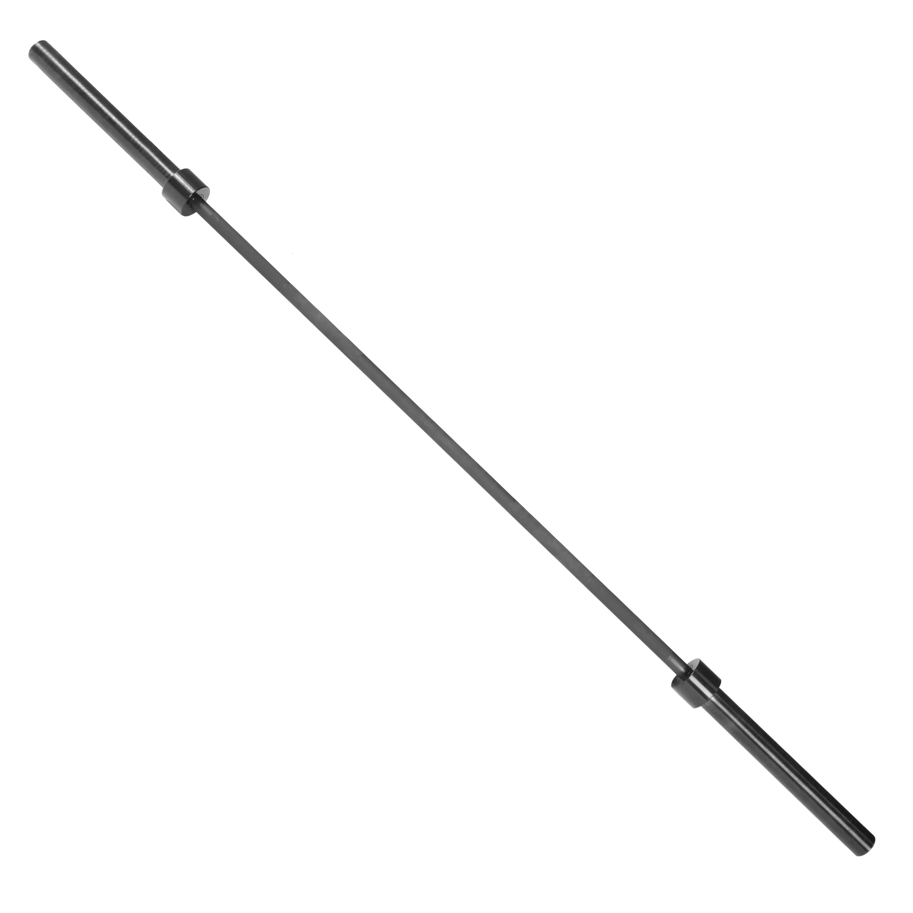 CAP Barbell 86 in. Solid Olympic Power Weightlifting Bar, Black, 1500-Pound Weight Capacity