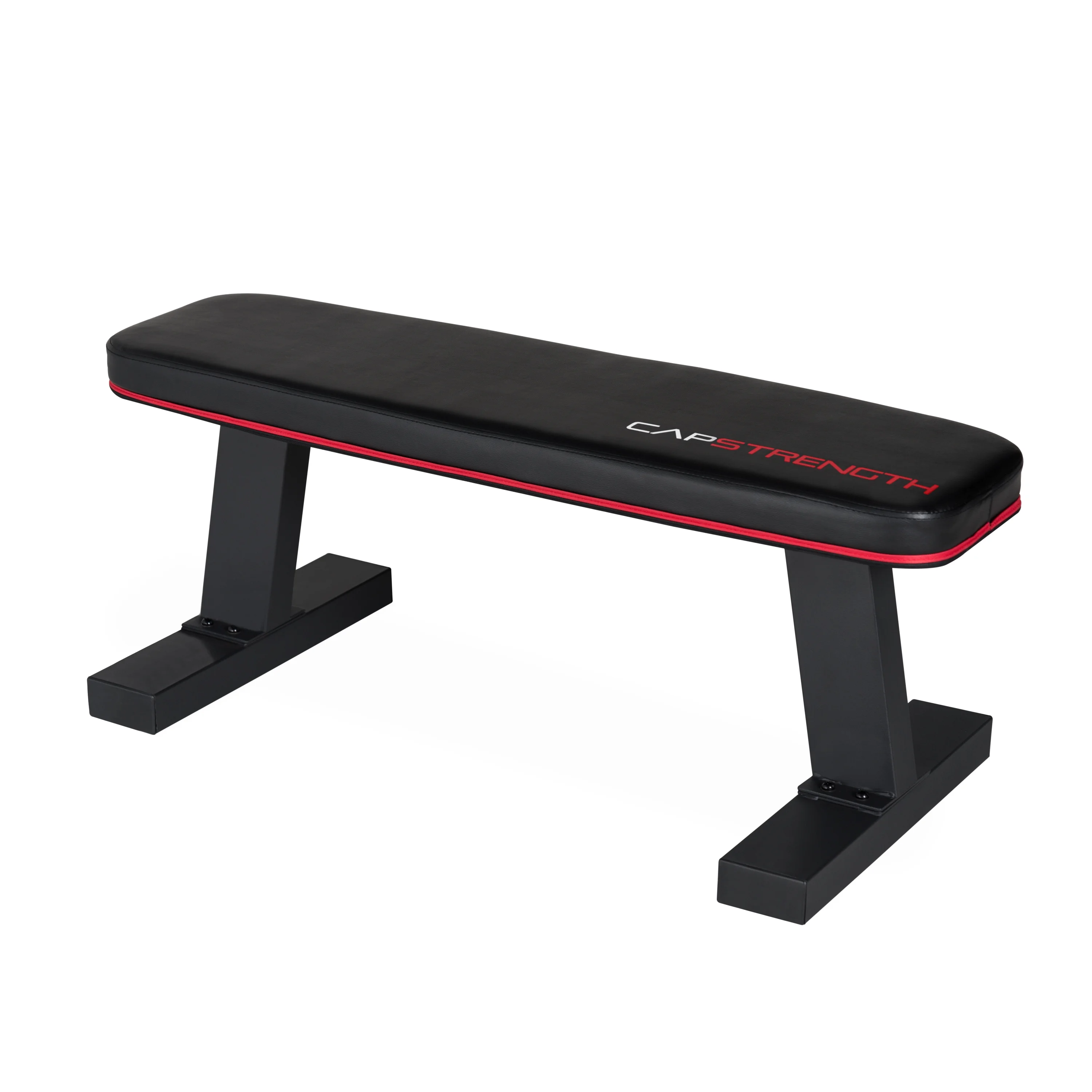 CAP Strength Heavy Duty Flat Bench, Black Finish (600lb Weight Capacity)