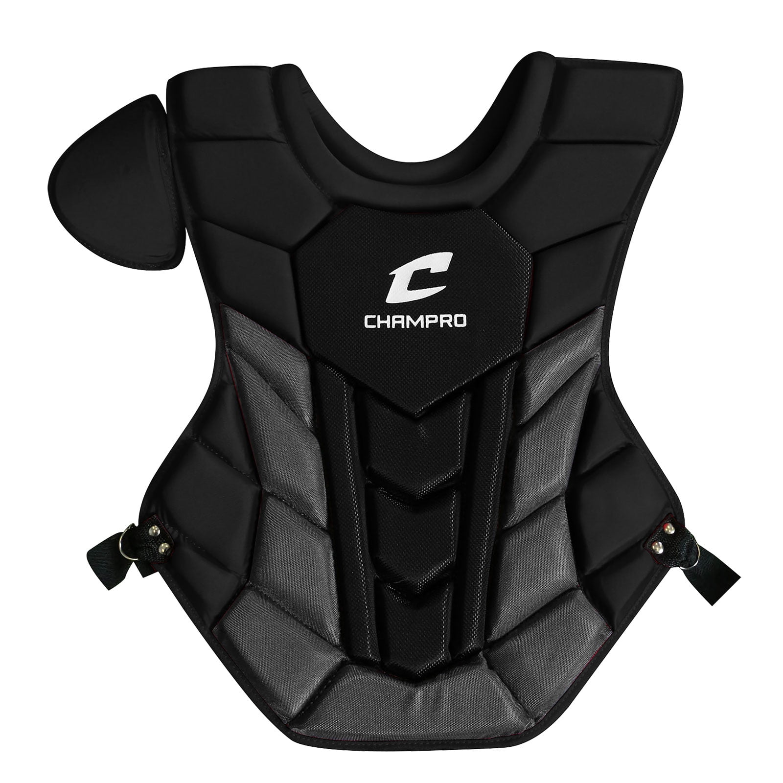 CHAMPRO Optimus Pro Plus Chest Protector, 16.5", Black