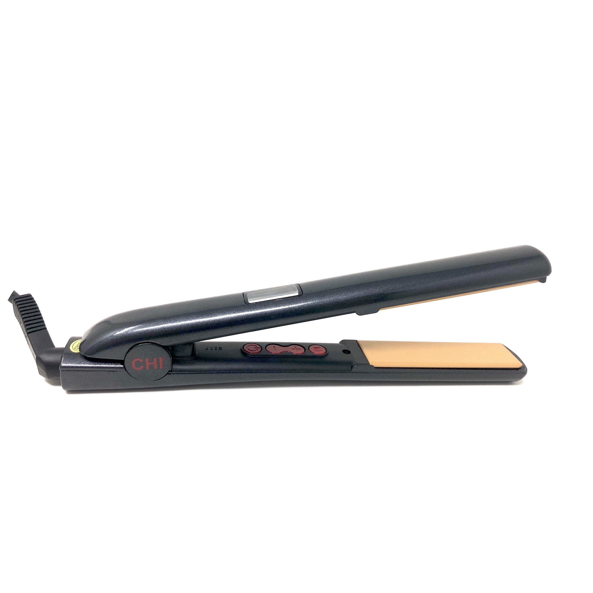 CHI G2 Ceramic Titanium Infused Hairstyling Flat Iron - Model # GF1595 - Black - 1 Inch Flat Iron