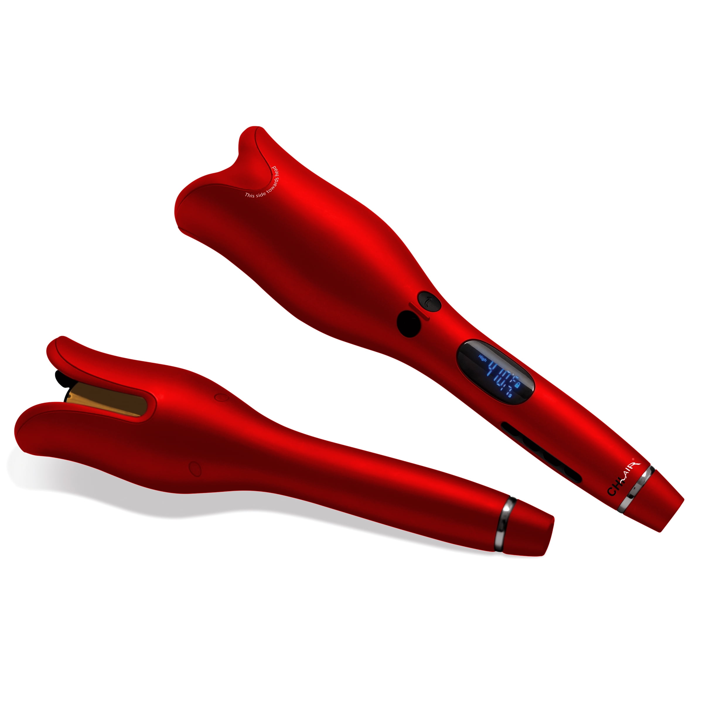 CHI Spin n Curl Ceramic 1" Rotating Curler - Ruby Red