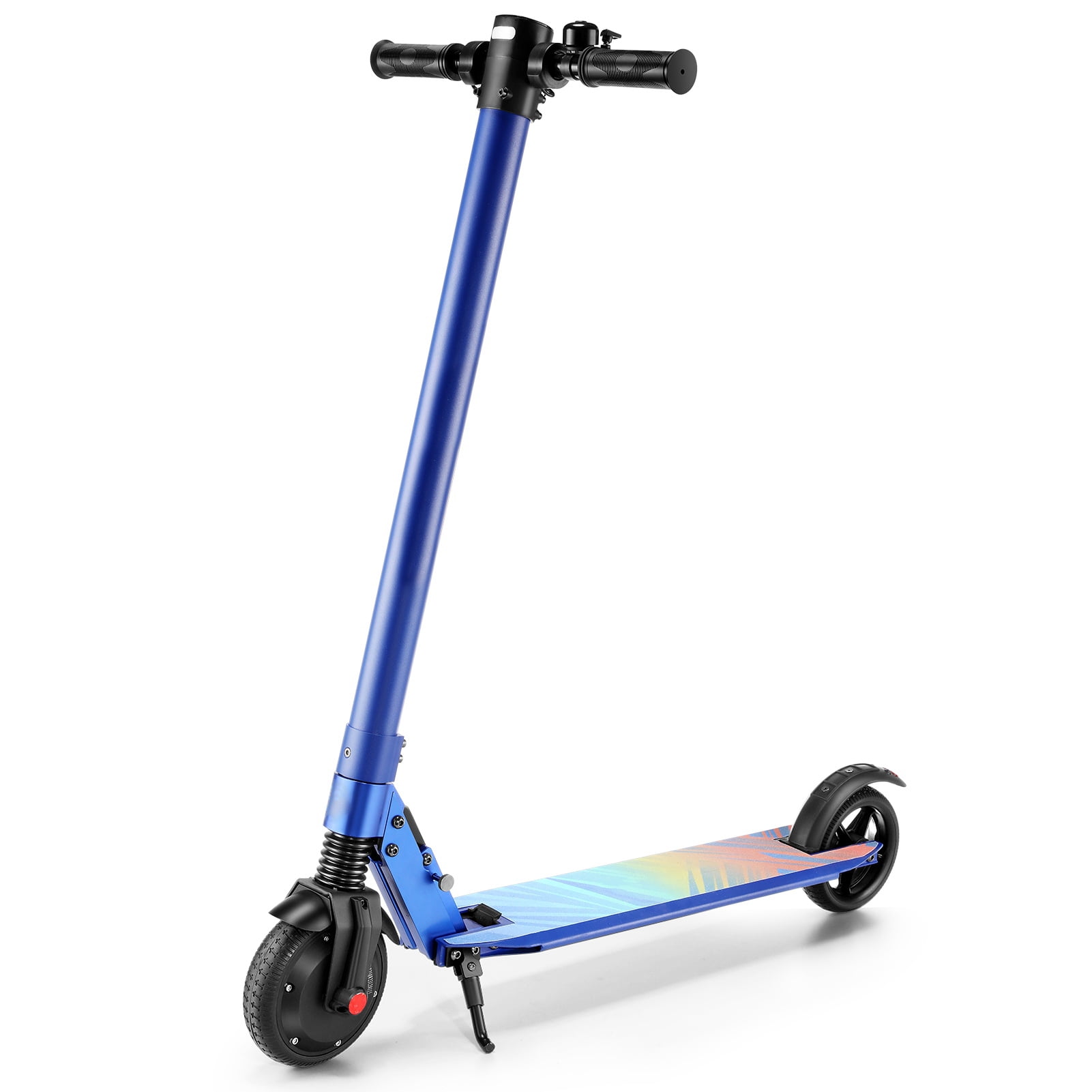 COBIZI Electric Scooter for Adult & Teen,Top 15.5 Mph & 10-15 Long Miles Range, 250W Motor Foldable Kick Scooters with LED Display and Braking System,Blue