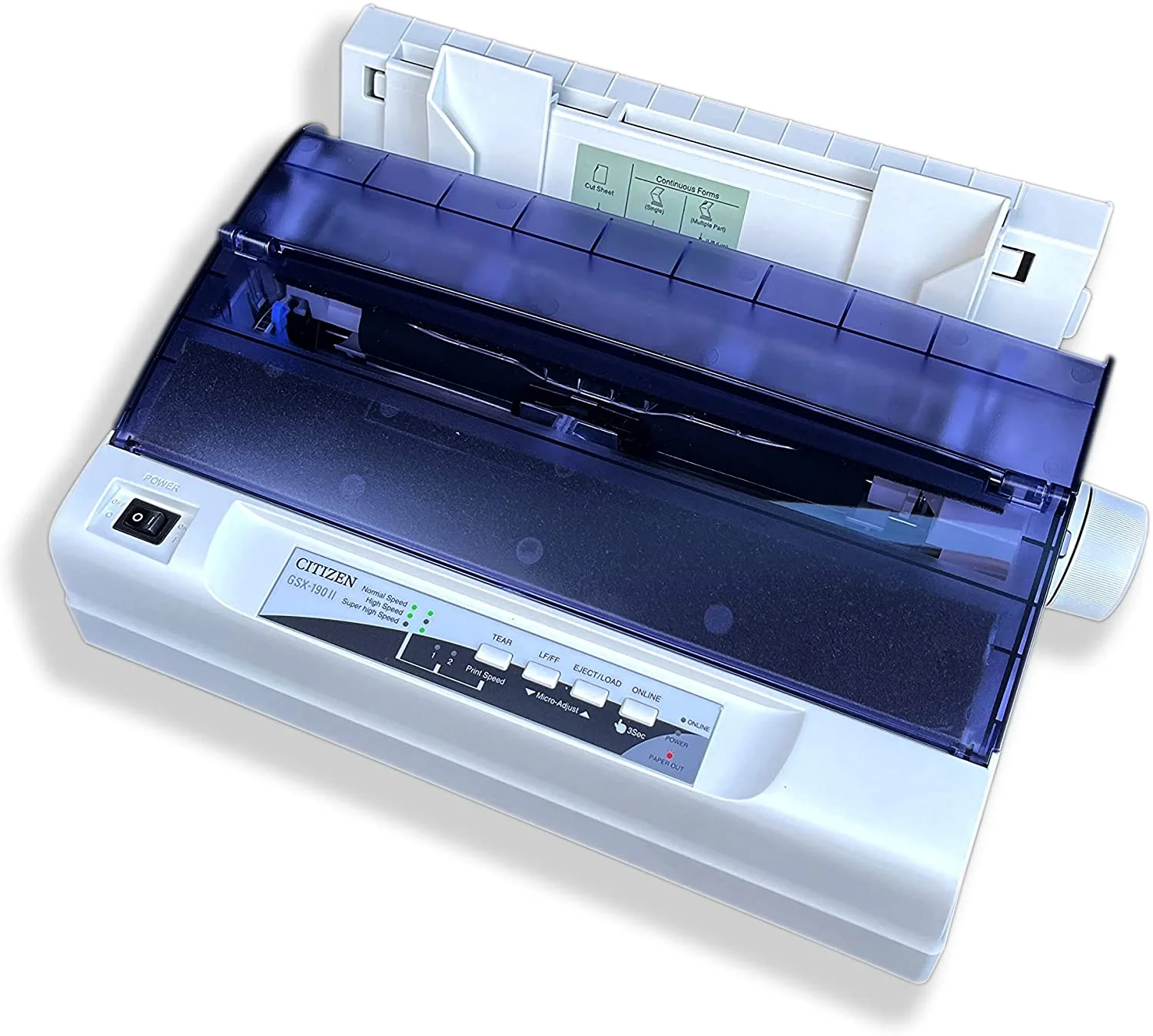 Citizen GSX-190II 9-Wire Dot Matrix Printer W/ Parallel/Serial and USB Interface