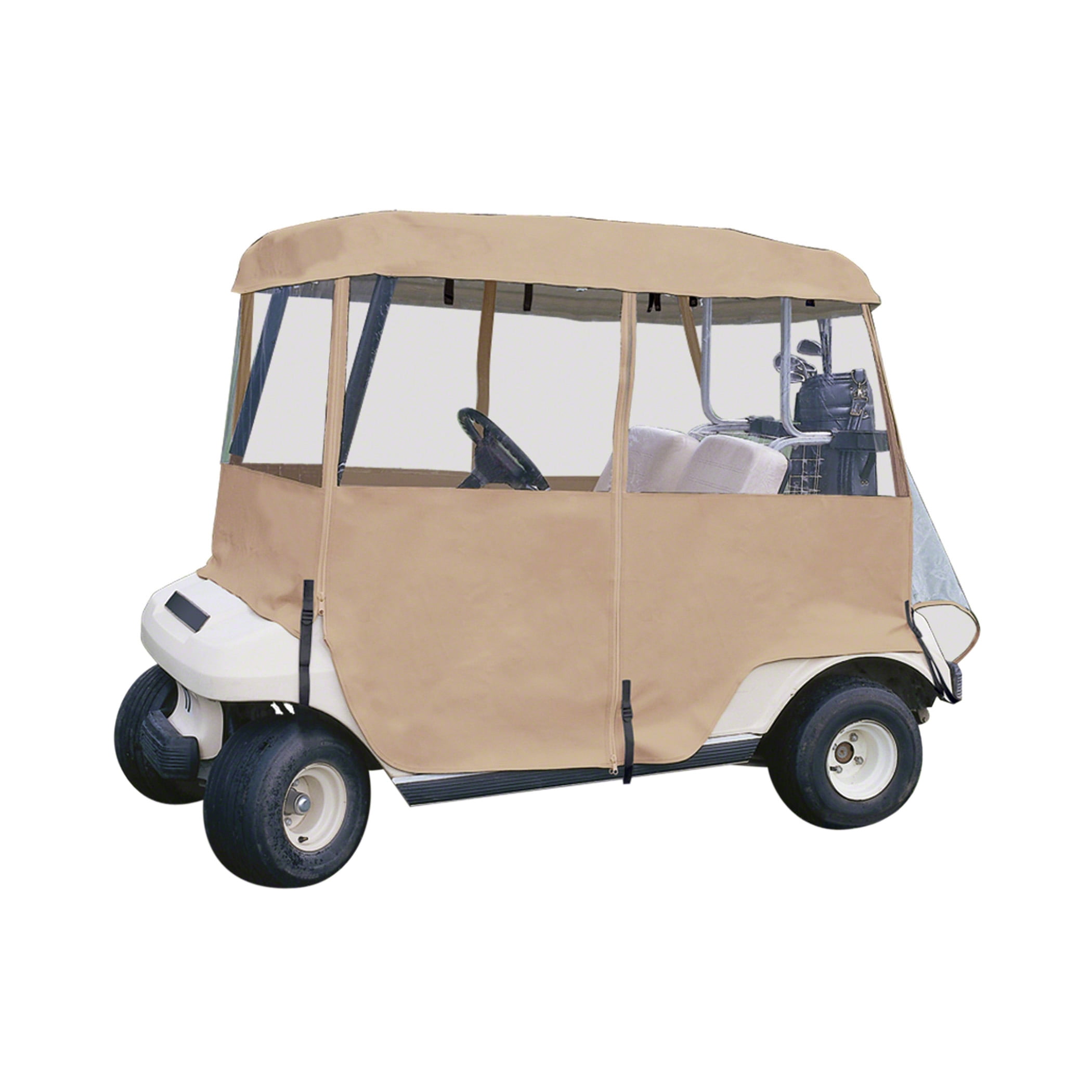 Classic Accessories Fairway 2-Person Deluxe 4-Sided Golf Cart Enclosure