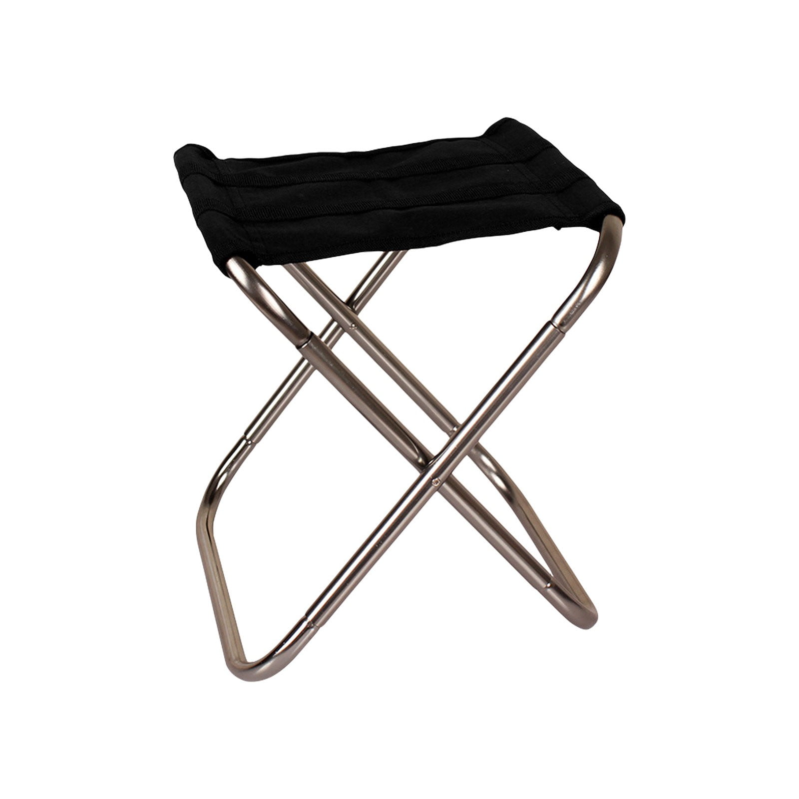 Clearance! Mhich polyester Seat Cushion Portable Folding Camping Chair Outdoor Lightweight Metal Folding Stool with Bag Promotion Sale