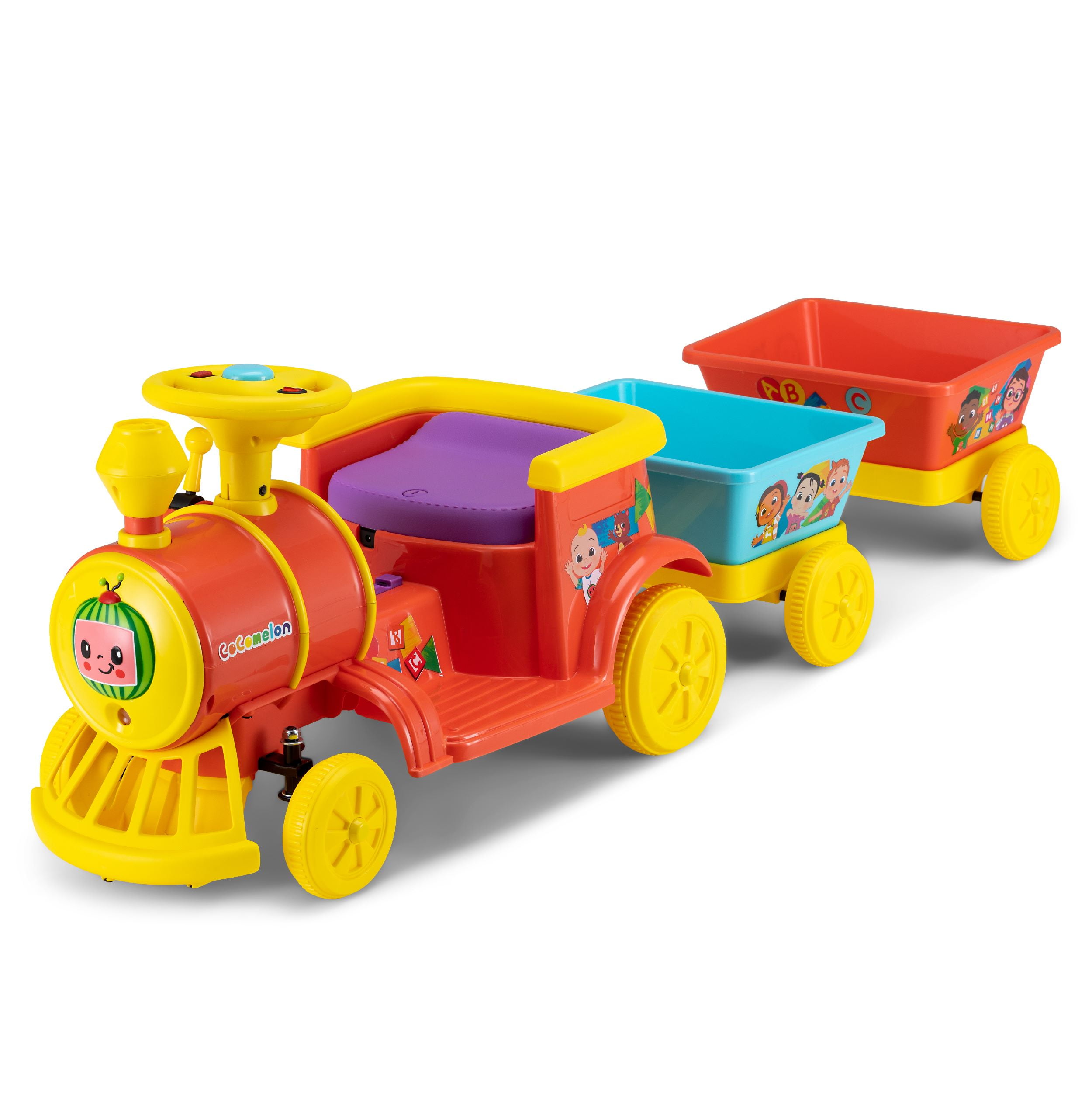 CoComelon Choo Choo Train 6V Ride-On Toddler Toy up to 44 lbs.