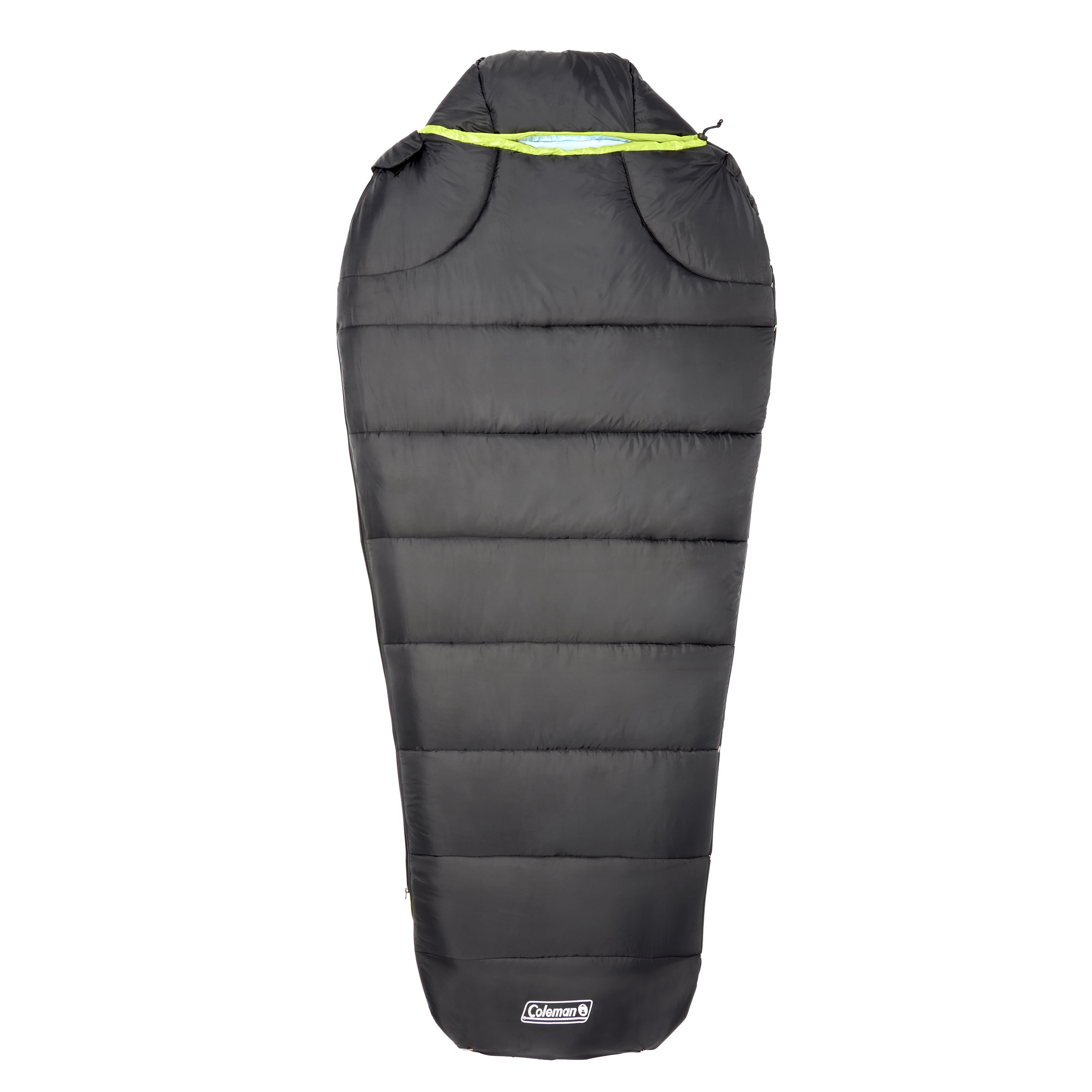 Coleman Montauk™ 40°F Big and Tall Mummy Sleeping Bag, Black, Adult