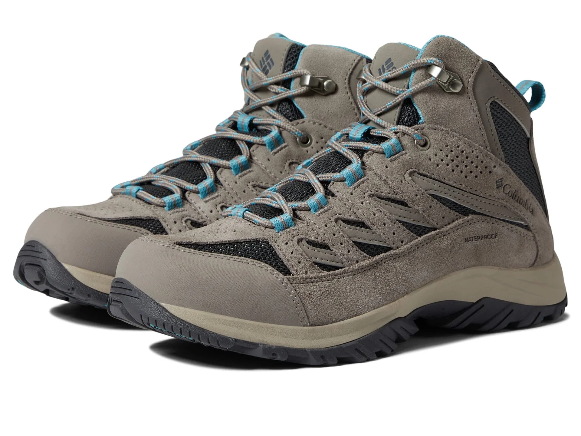 Columbia Crestwood Mid Waterproof (Womens, Dark Grey/Kettle, 8, Medium/B)