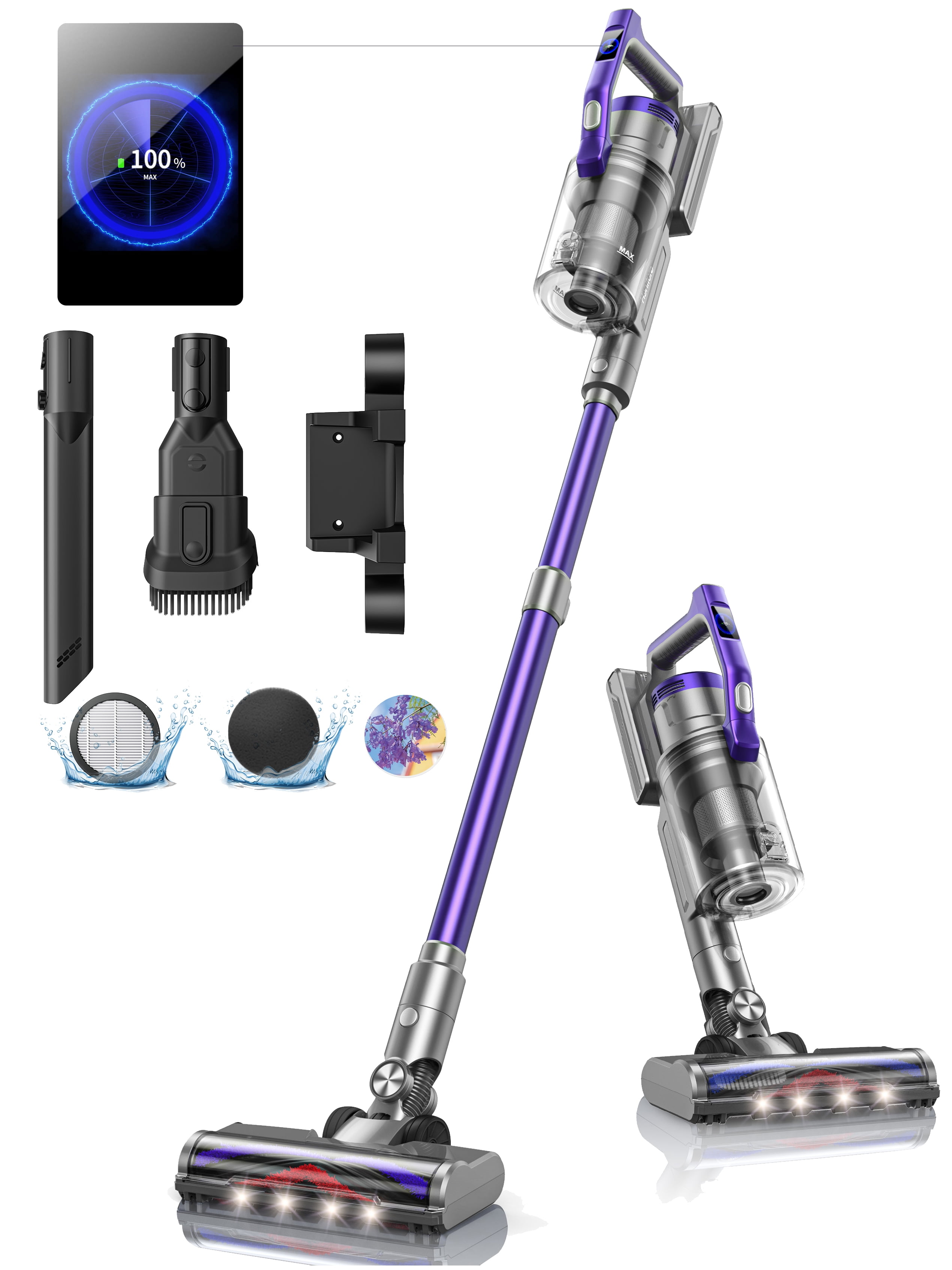 VacumVacum 220 V Cordless Handheld Vacuum Cleaner - Multi Filter System